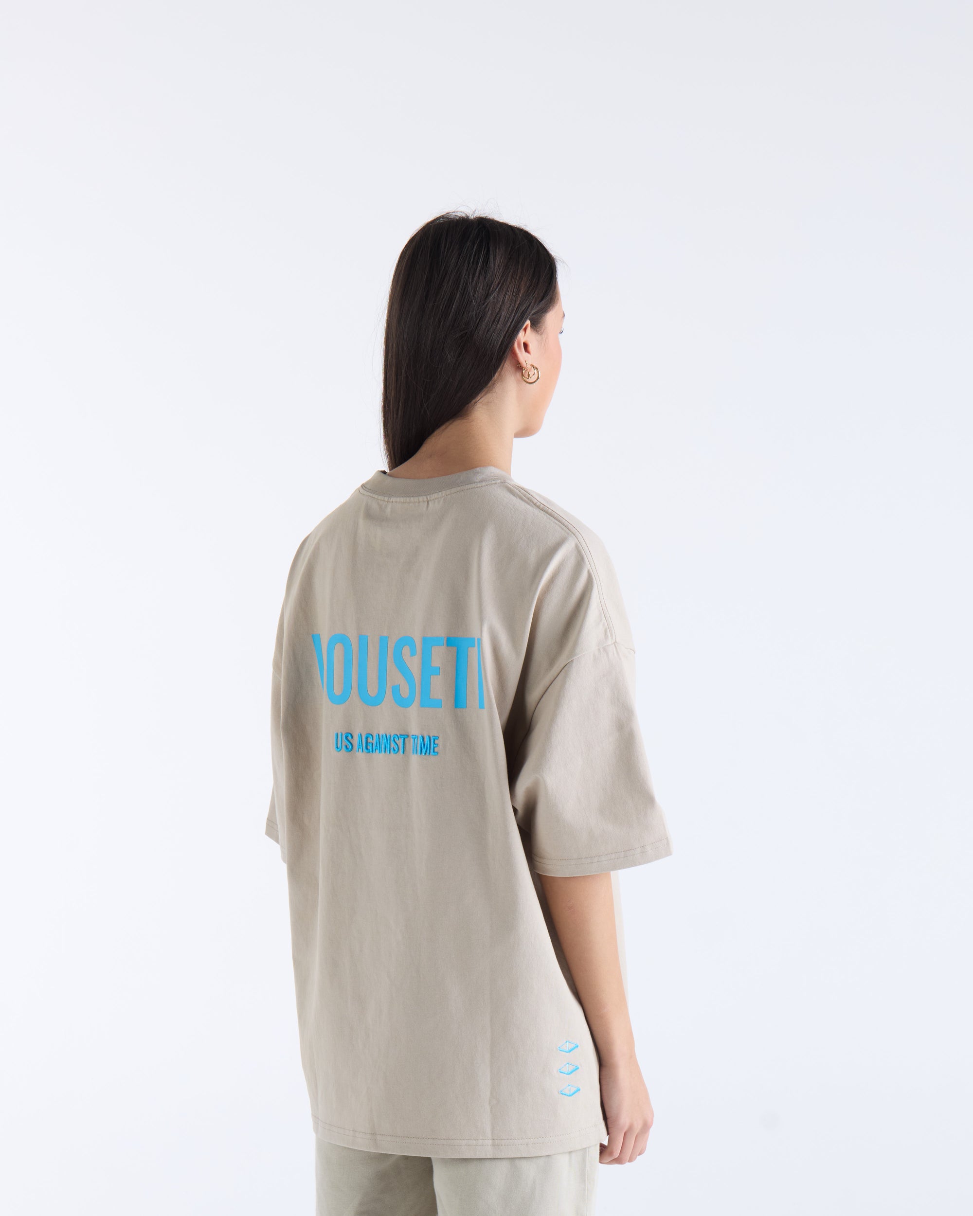US AGAINST TIME T-SHIRT - Smokey Grey