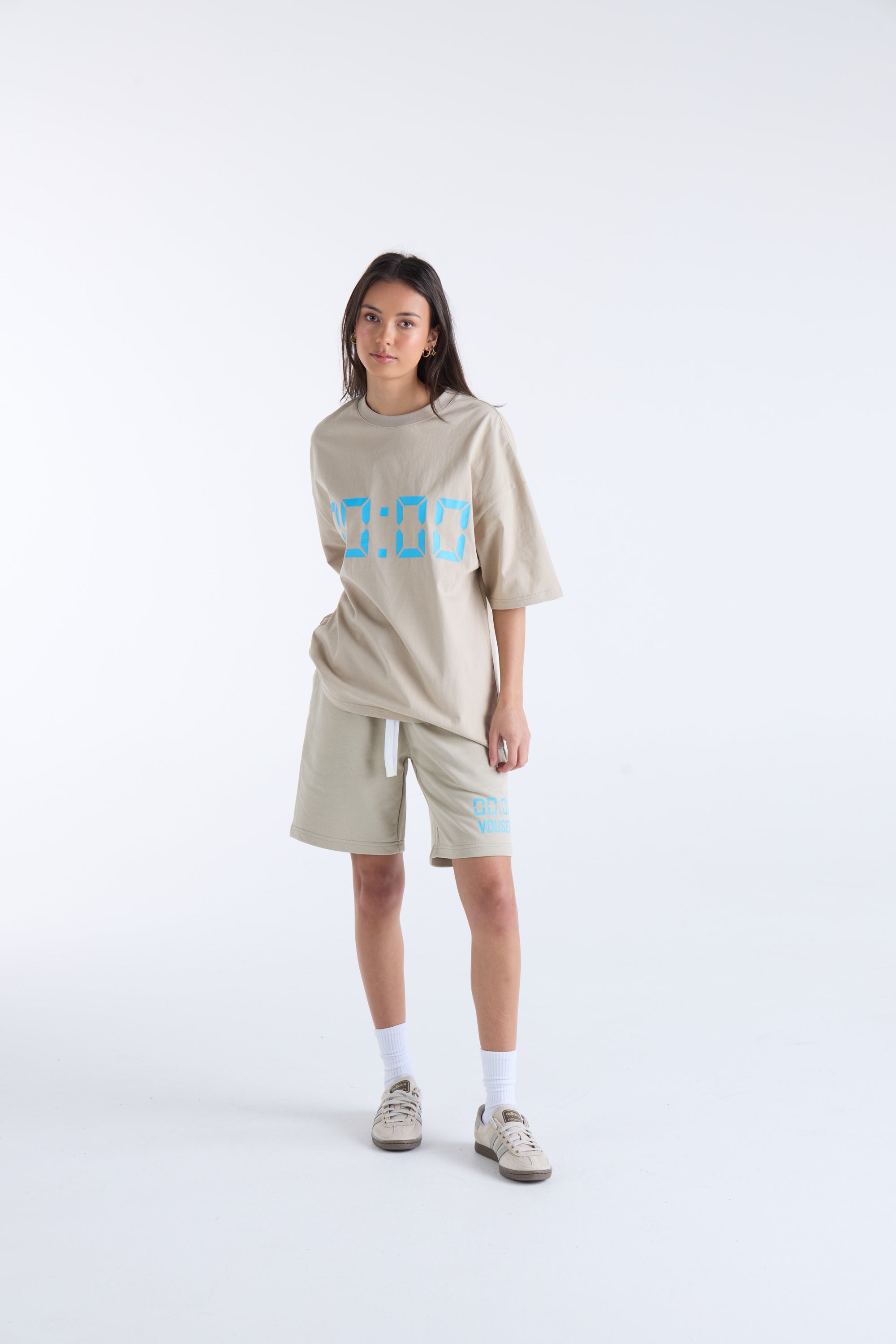 US AGAINST TIME T-SHIRT - Smokey Grey