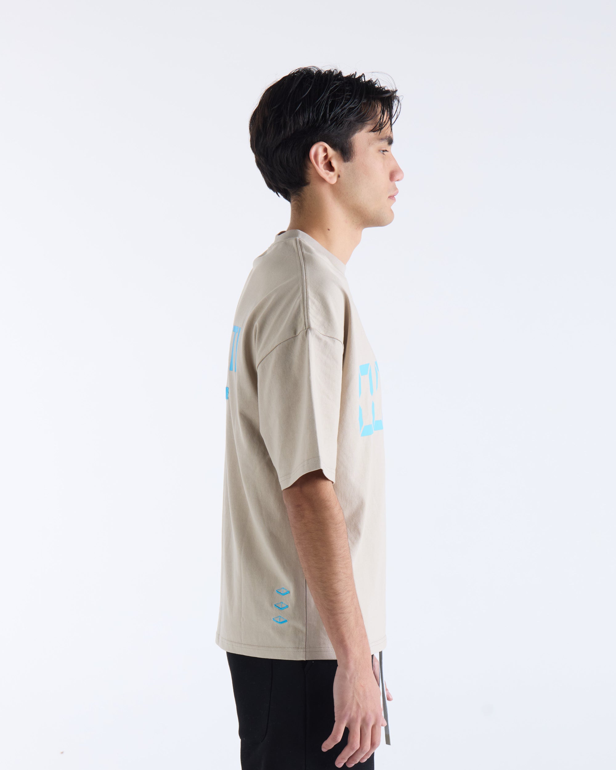 US AGAINST TIME T-SHIRT - Smokey Grey