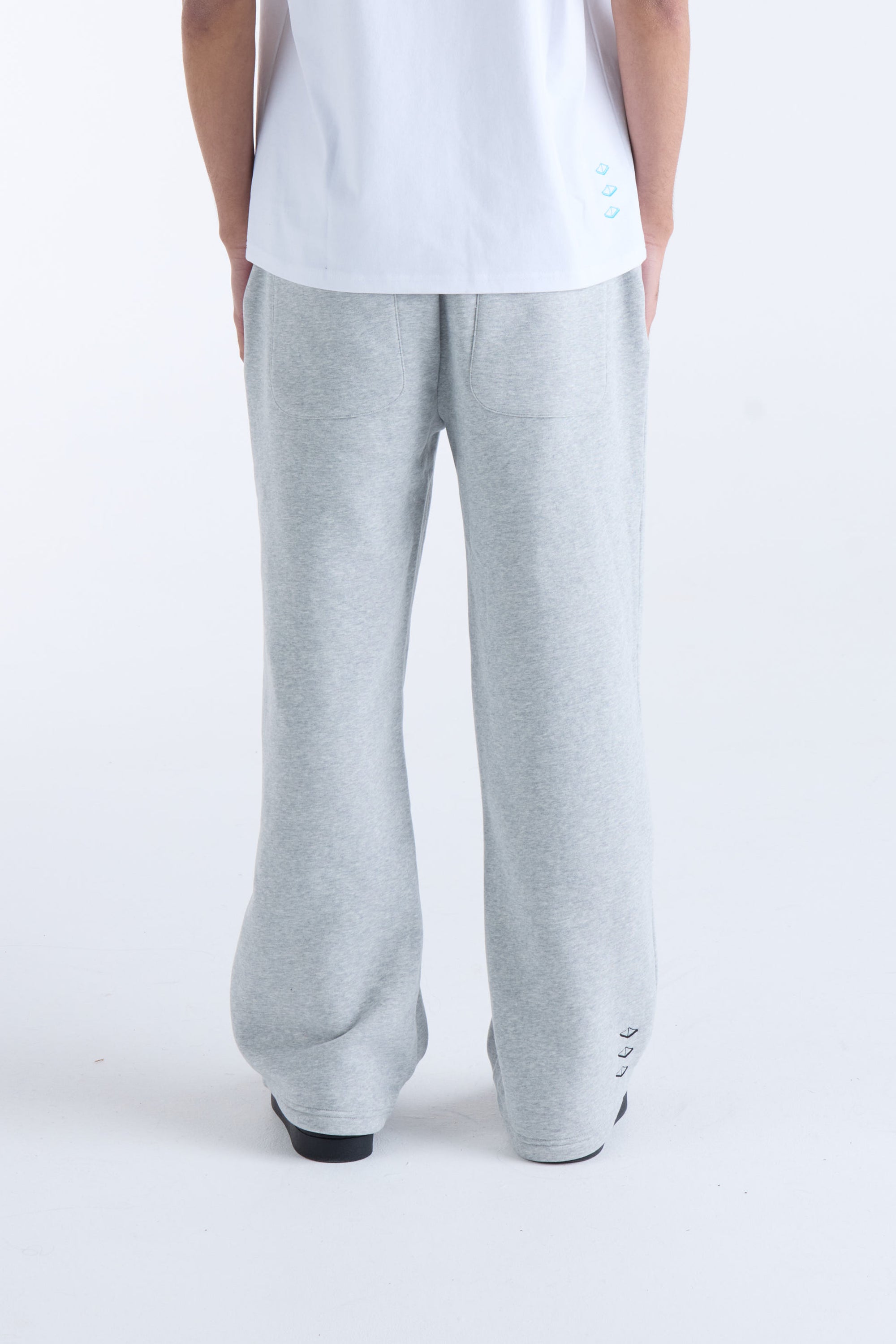 US AGAINST TIME TRACKPANTS - Grey Marl
