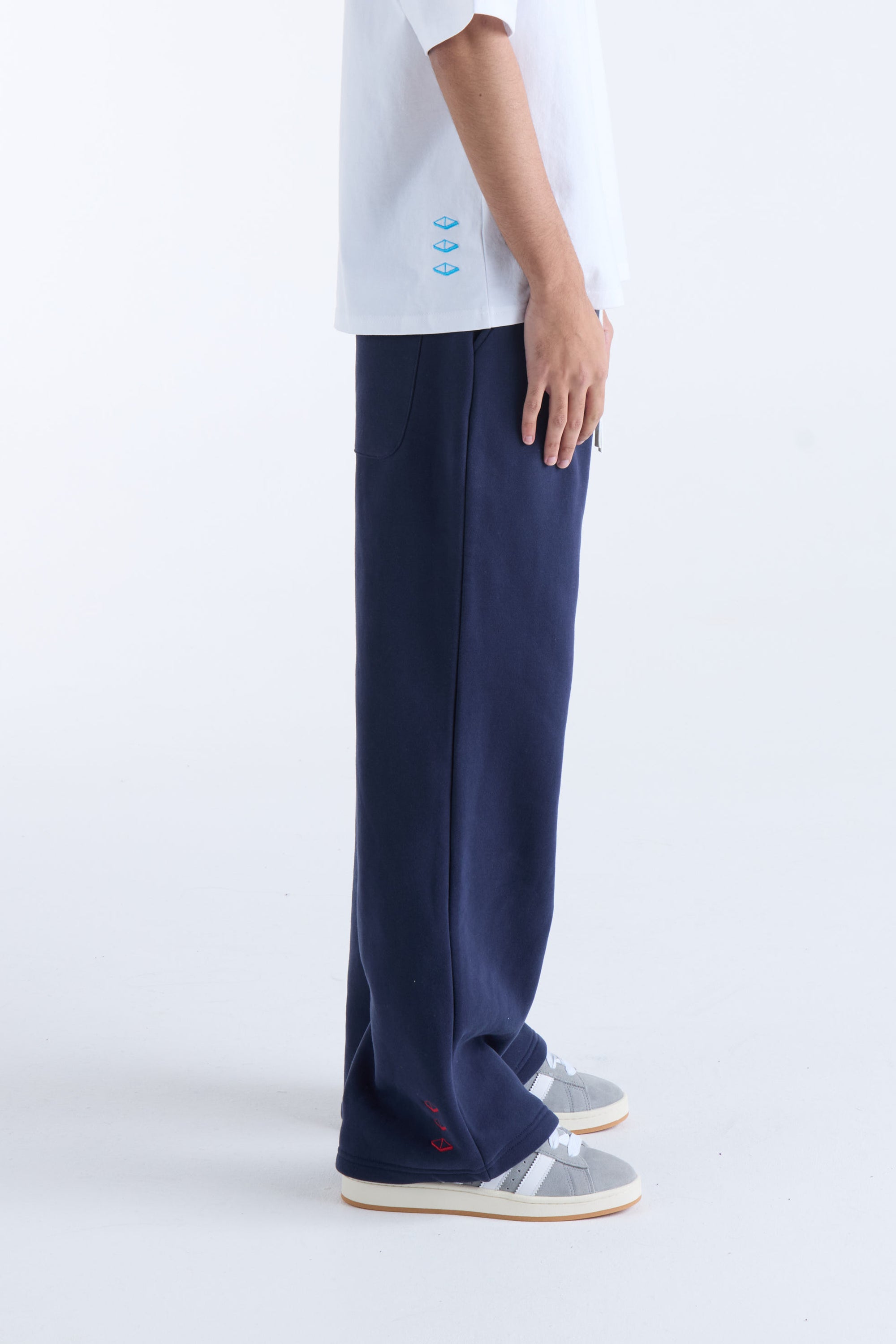 US AGAINST TIME TRACKPANTS - Navy