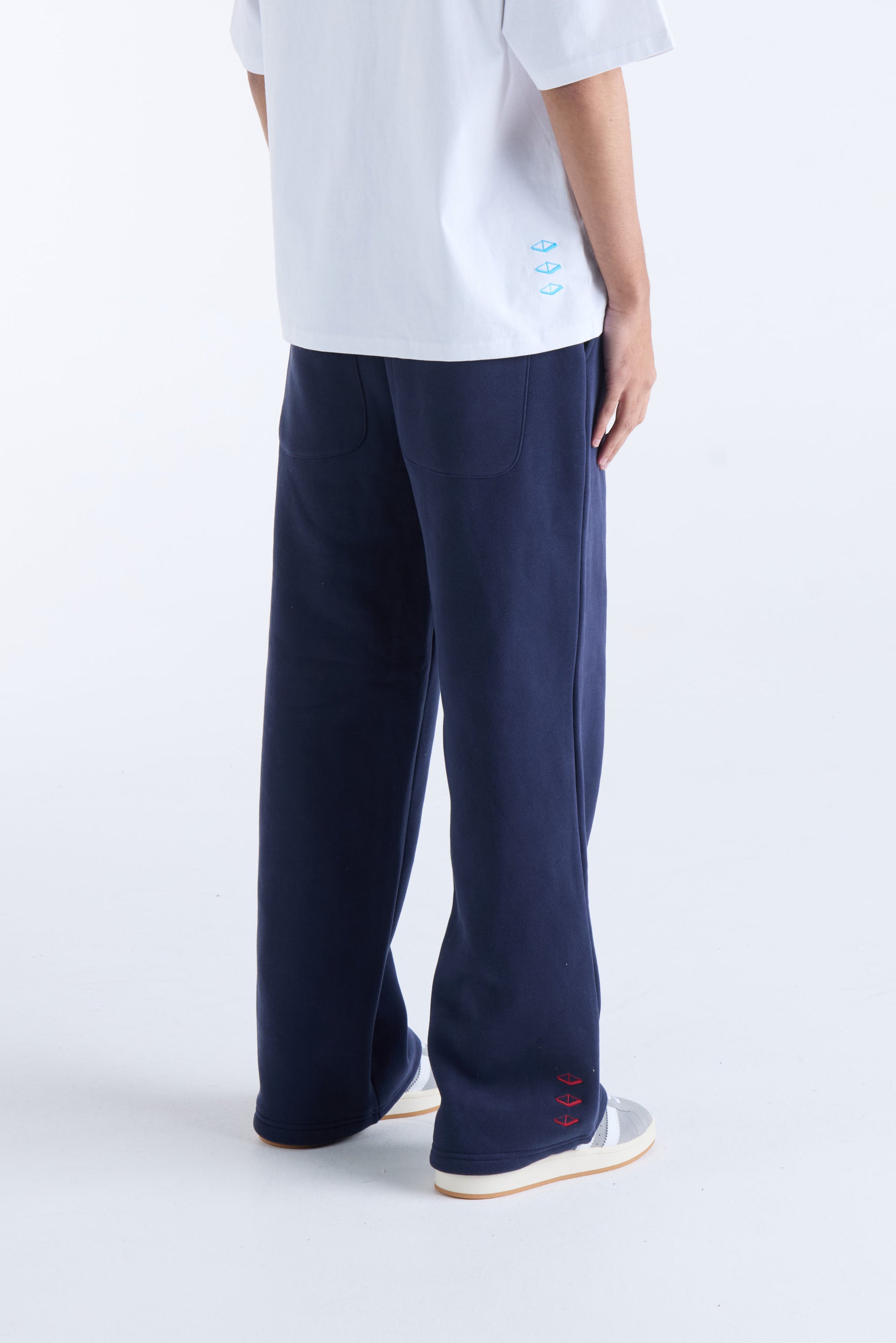 US AGAINST TIME TRACKPANTS - Navy