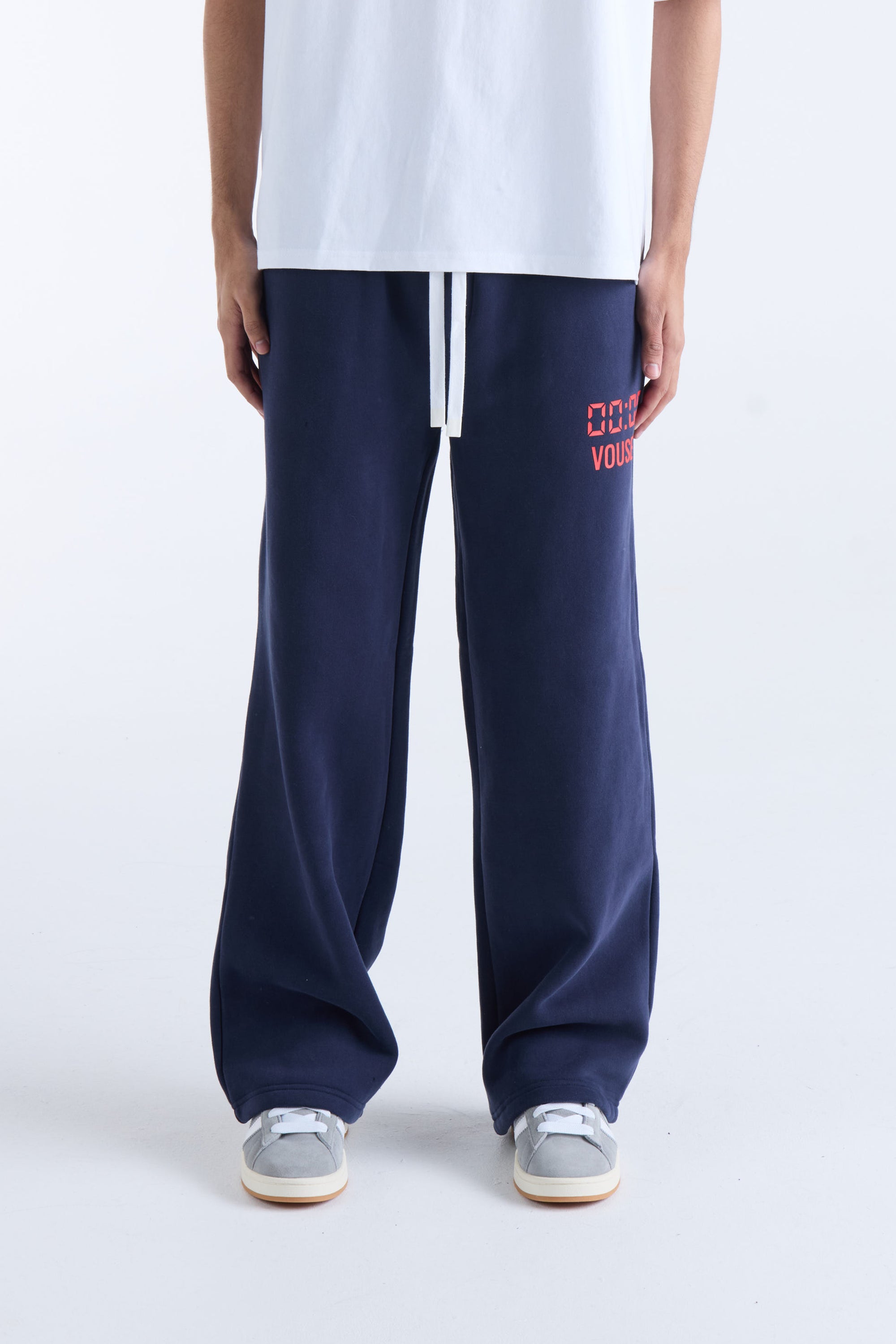 US AGAINST TIME TRACKPANTS - Navy