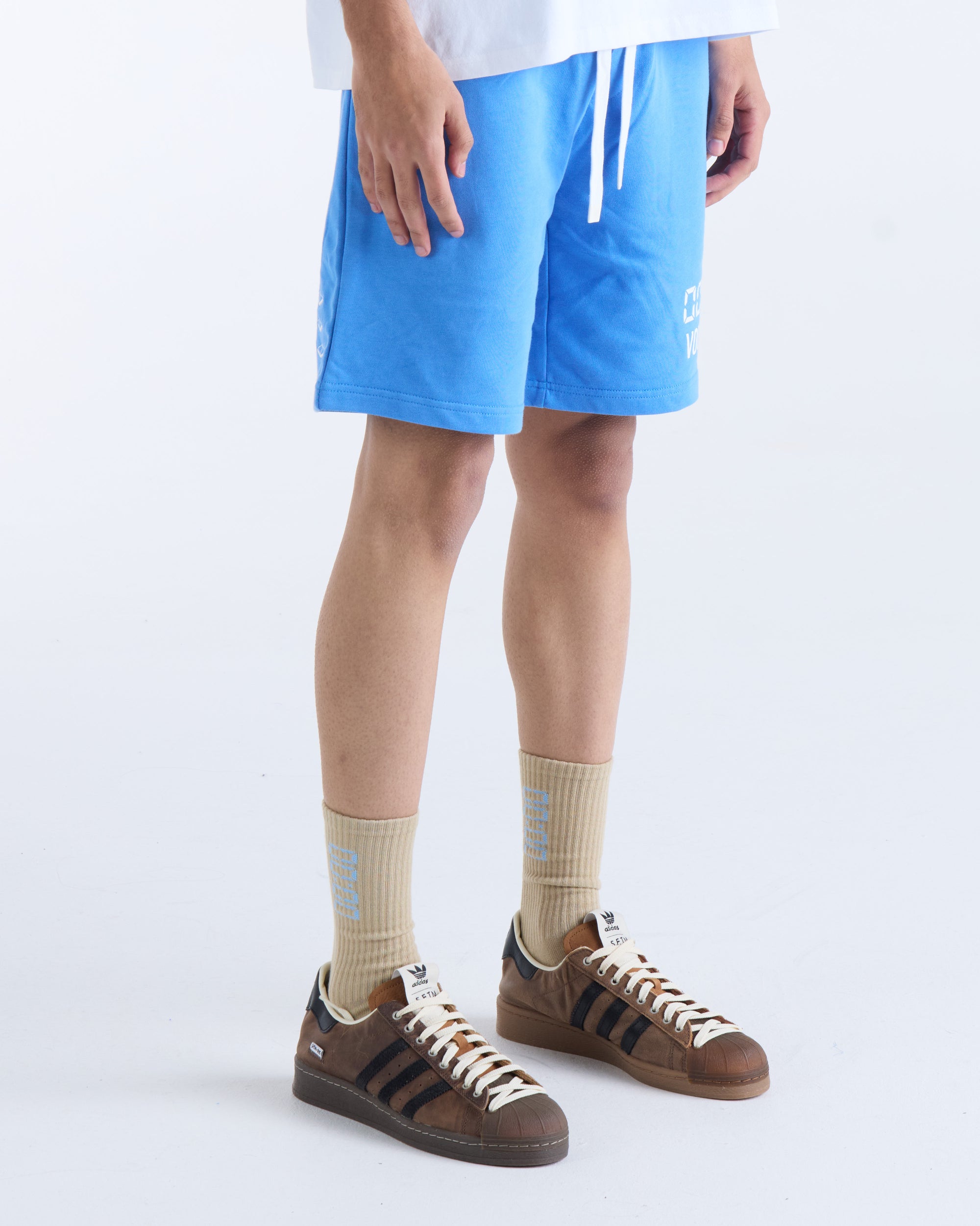 US AGAINST TIME SHORTS - Bright Blue