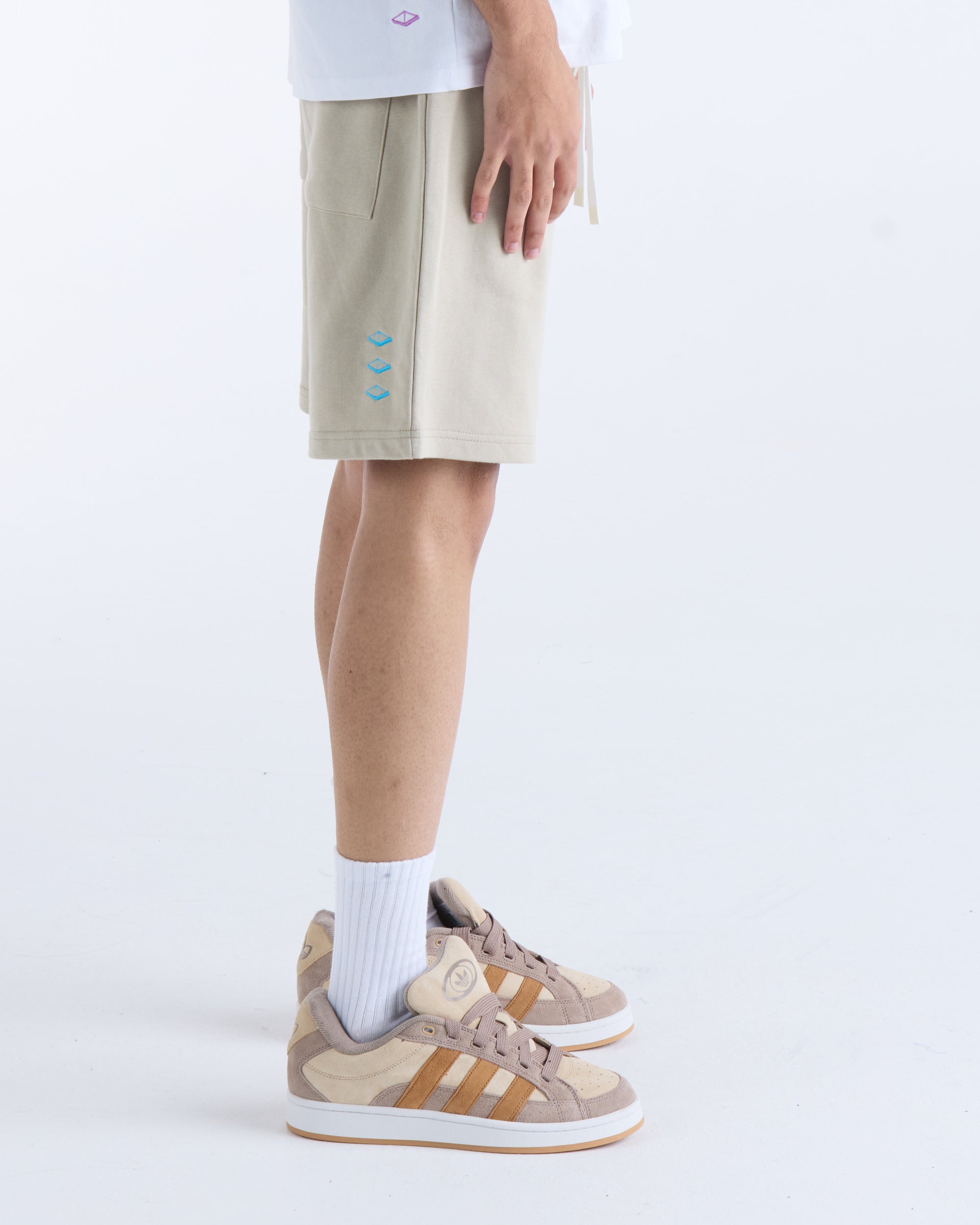 US AGAINST TIME SHORTS - Smokey Grey