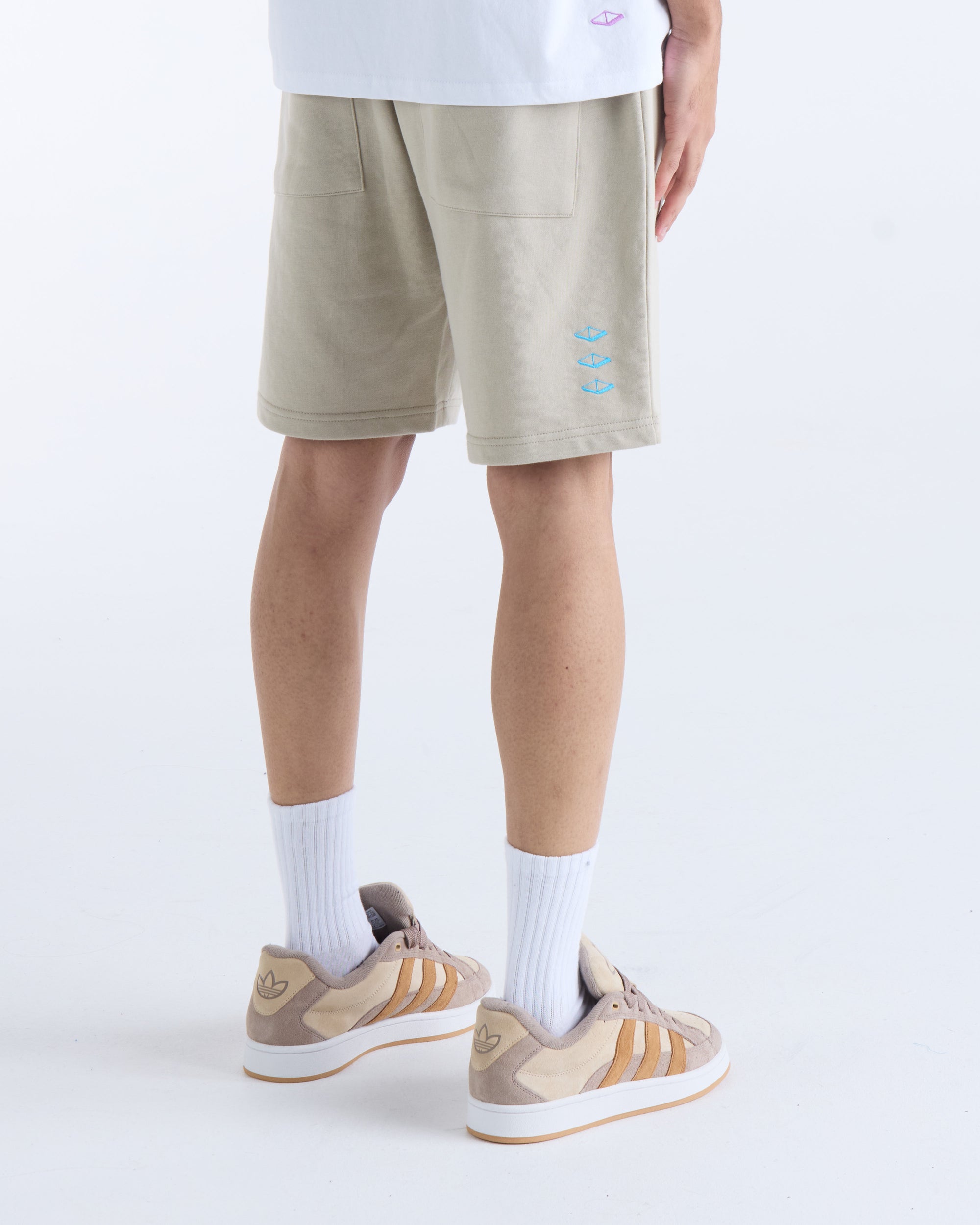 US AGAINST TIME SHORTS - Smokey Grey