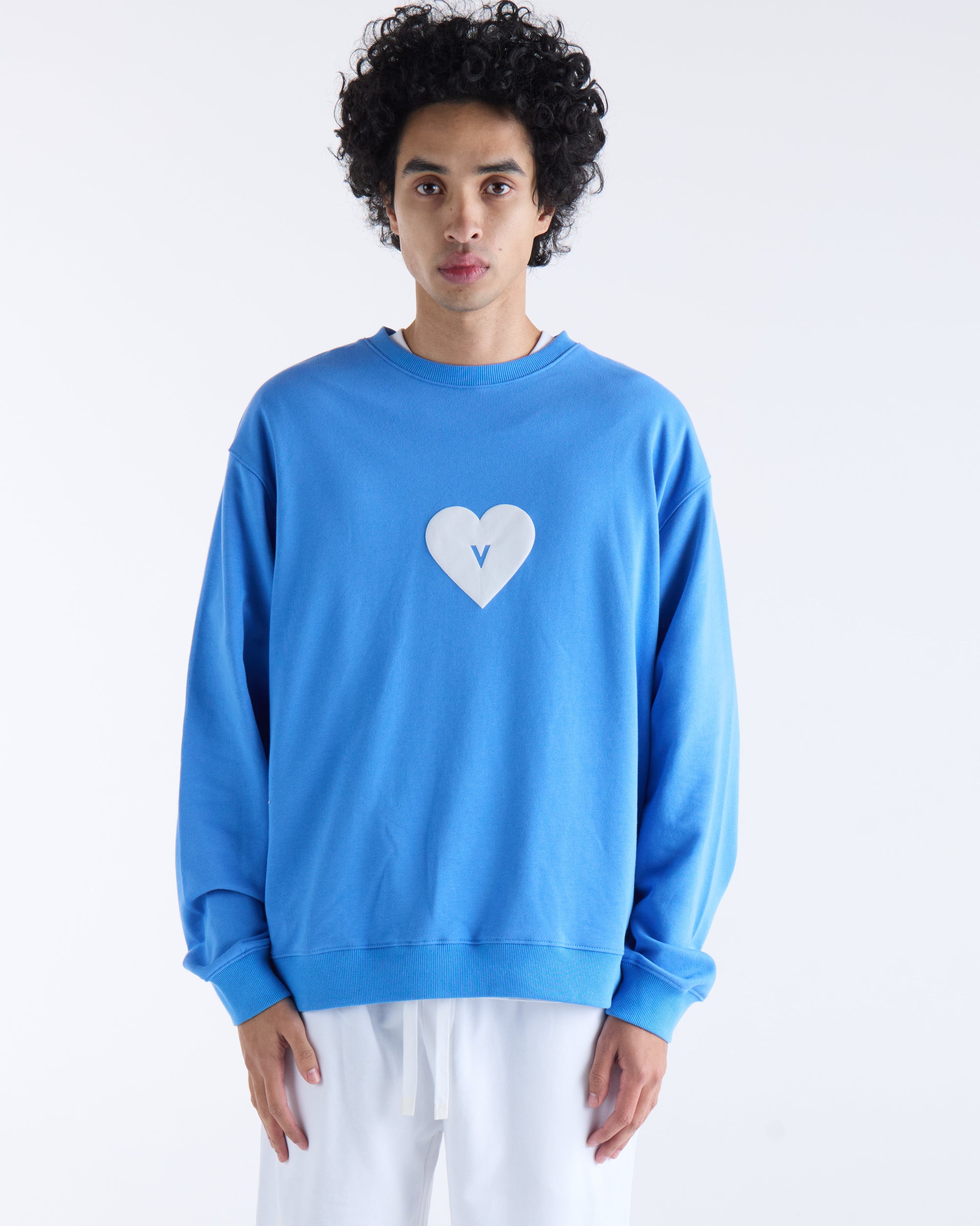 LOVE SWEATER - Blue