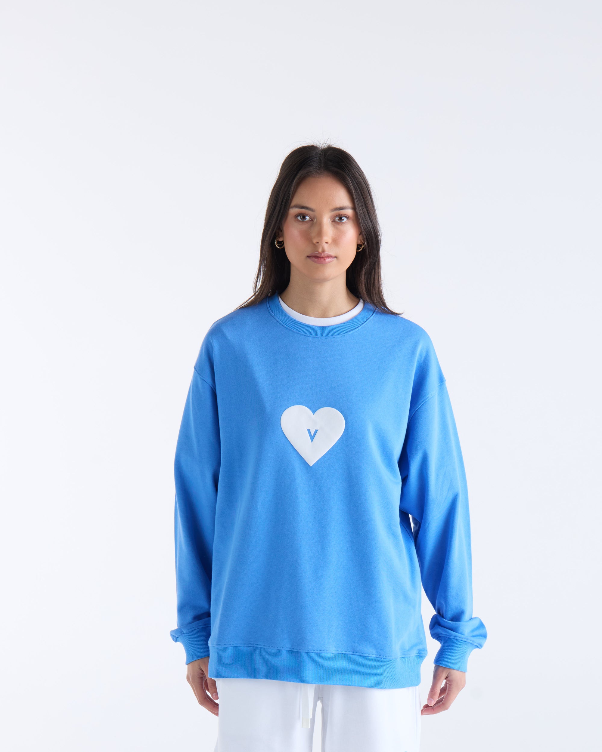 LOVE SWEATER - Blue