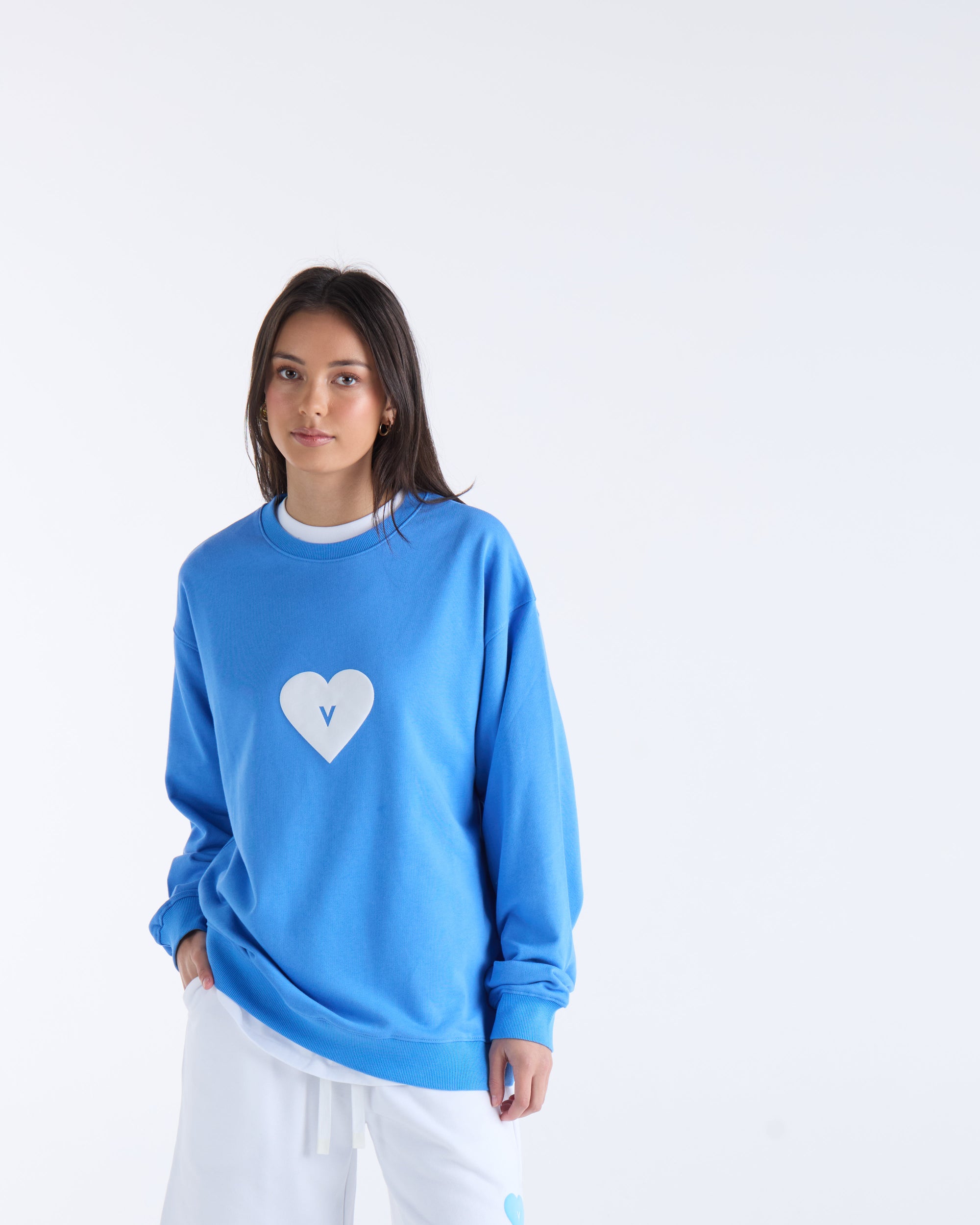 LOVE SWEATER - Blue