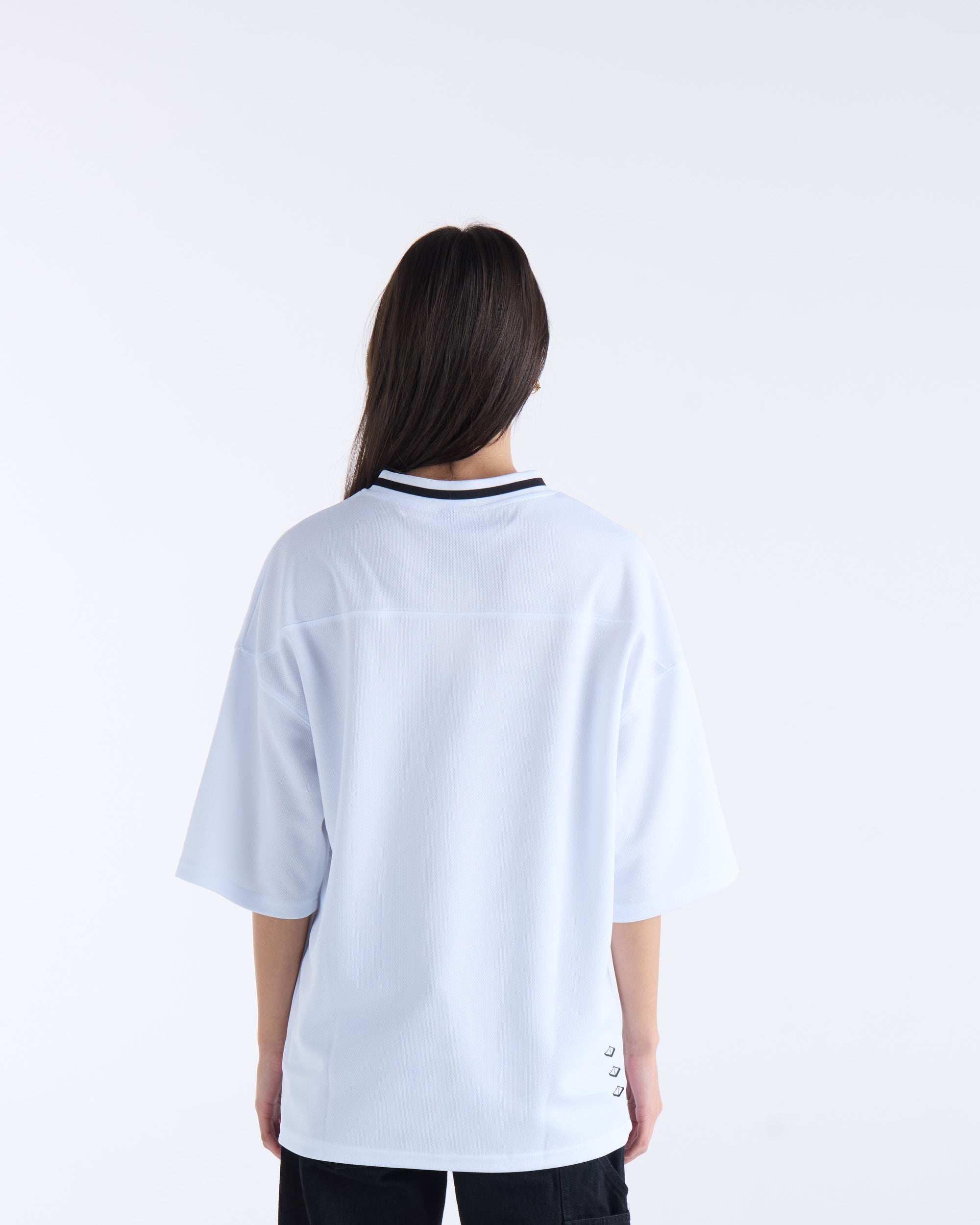 V-NECK FOOTBALL JERSEY - Cream