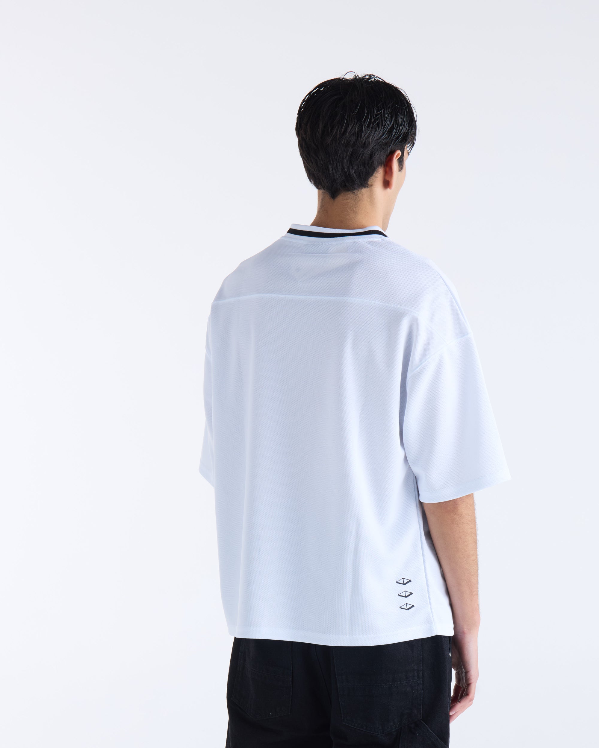 V-NECK FOOTBALL JERSEY - Cream