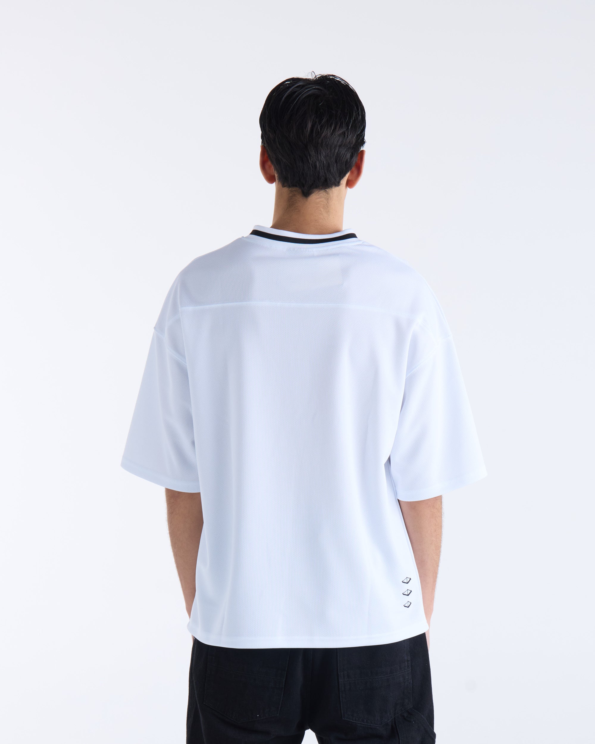 V-NECK FOOTBALL JERSEY - Cream