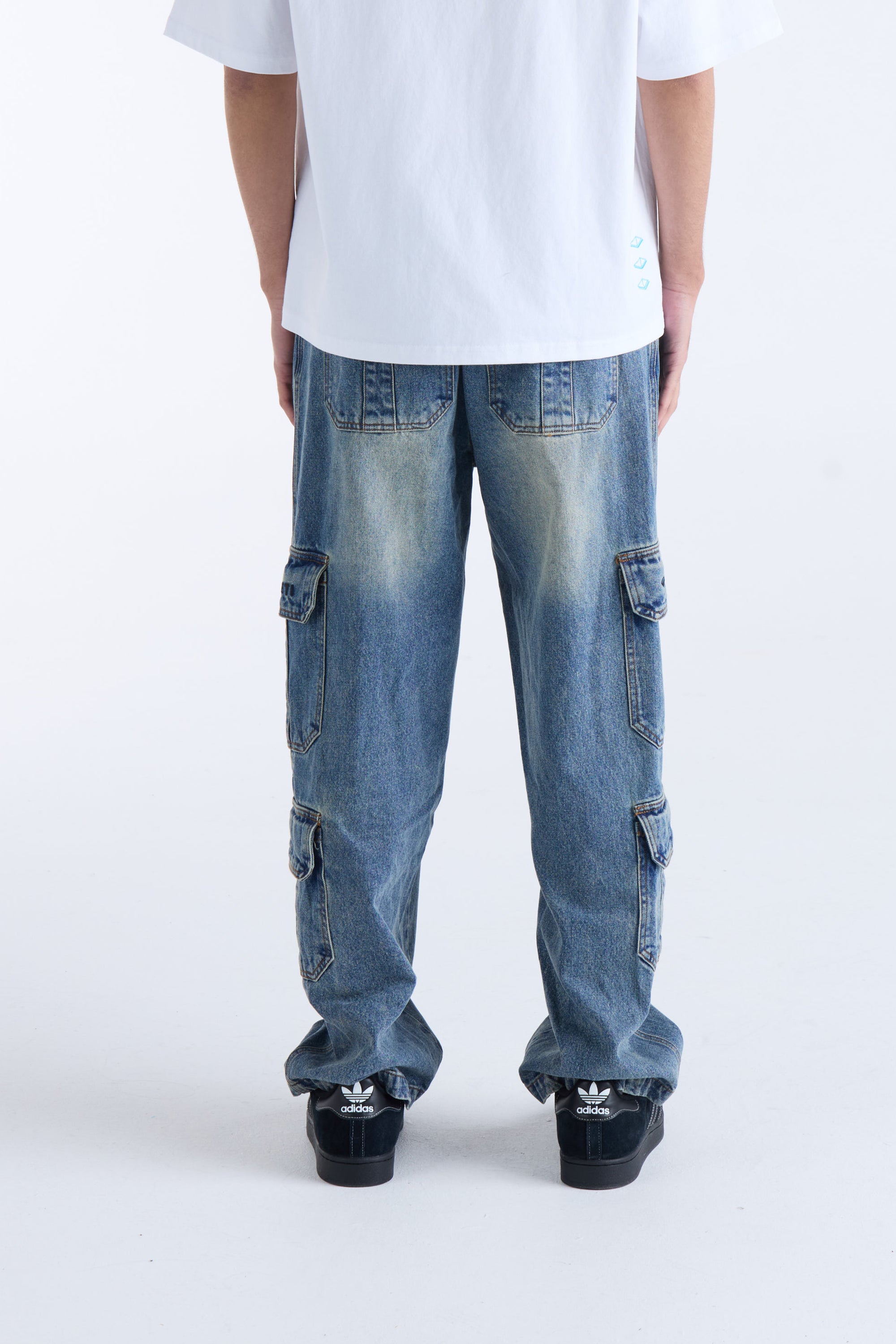CARGO DENIM PANT - Sandy
