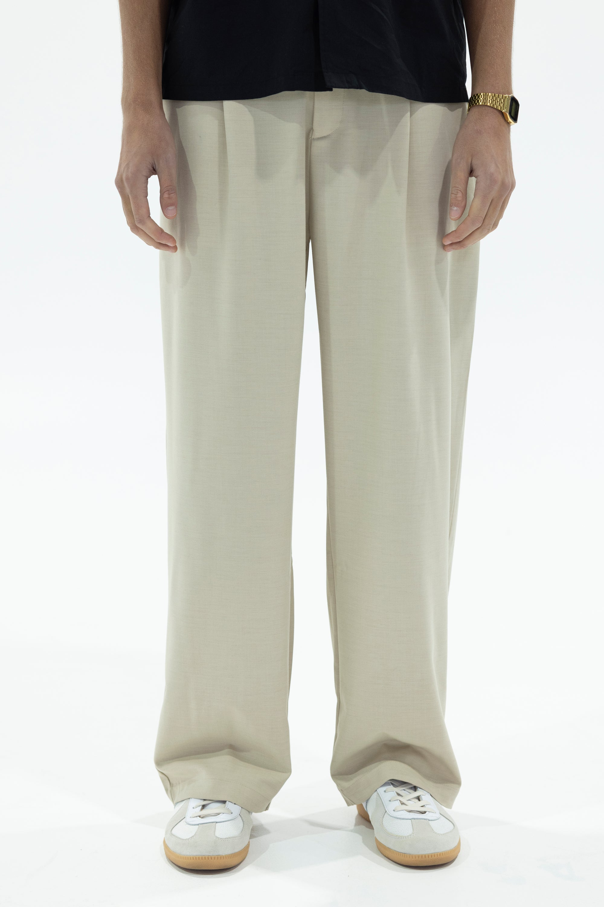 VOUSETI SLACKS - Cream