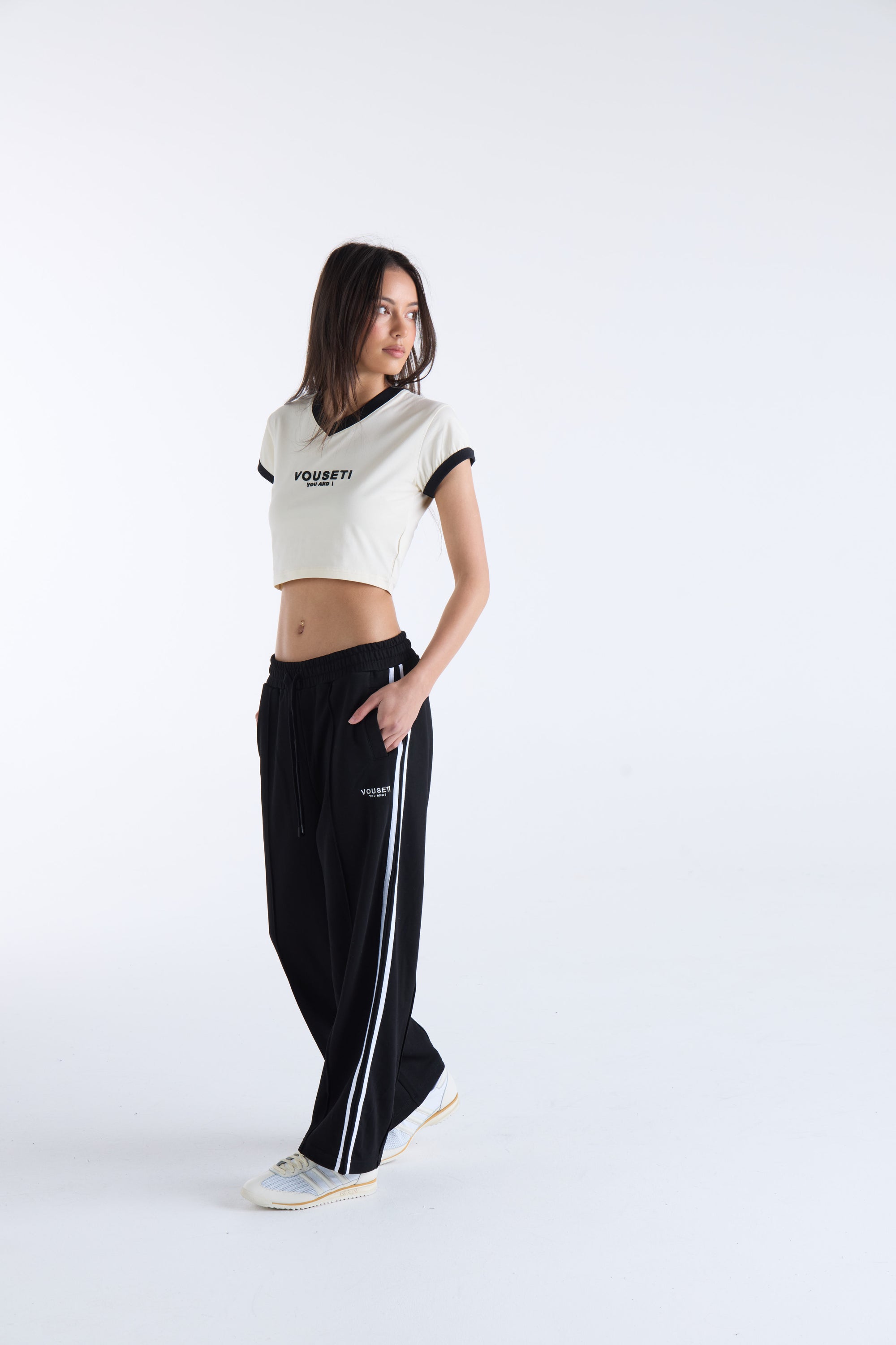 VISION SPORTS TRACK PANT - Black