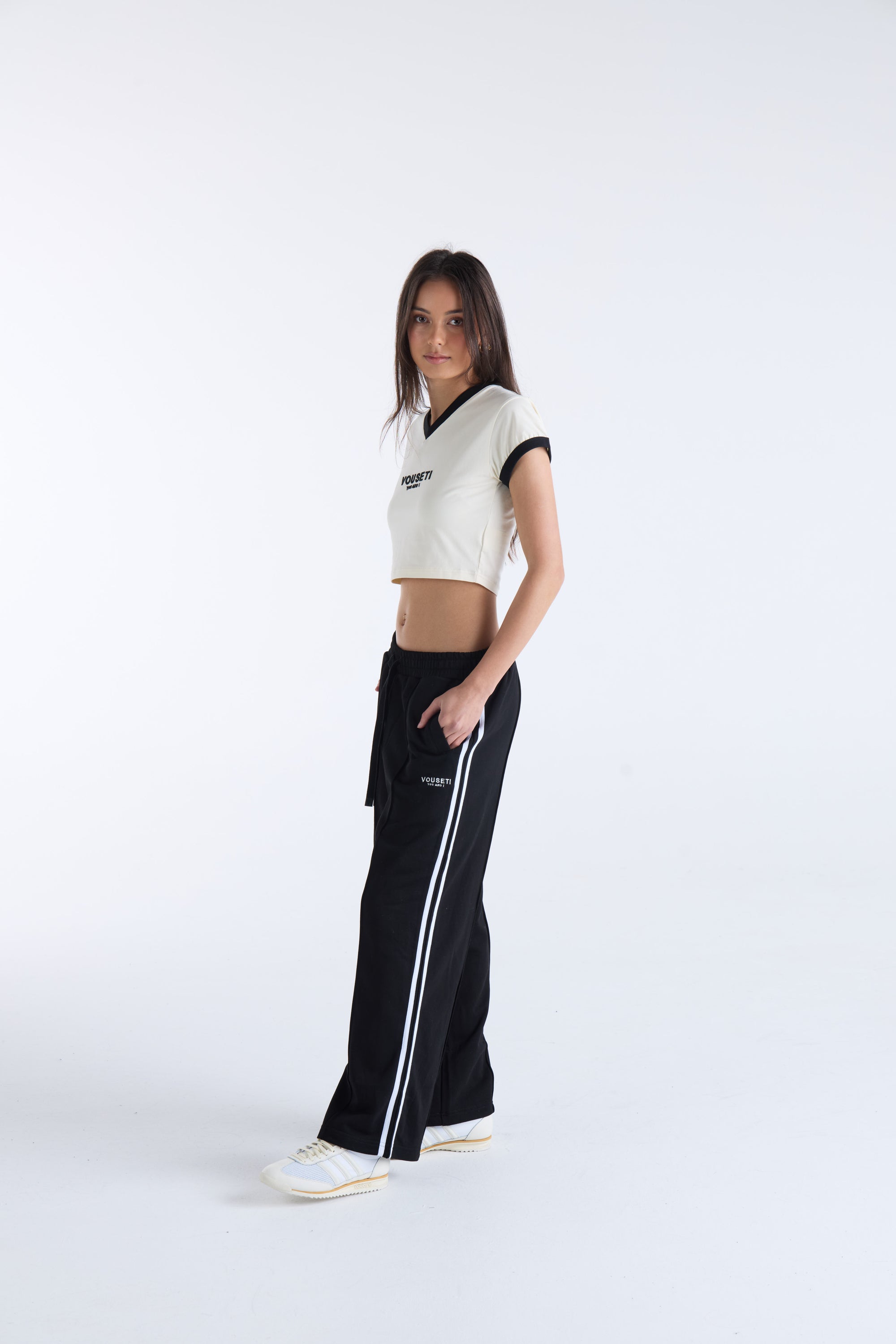 VISION SPORTS TRACK PANT - Black