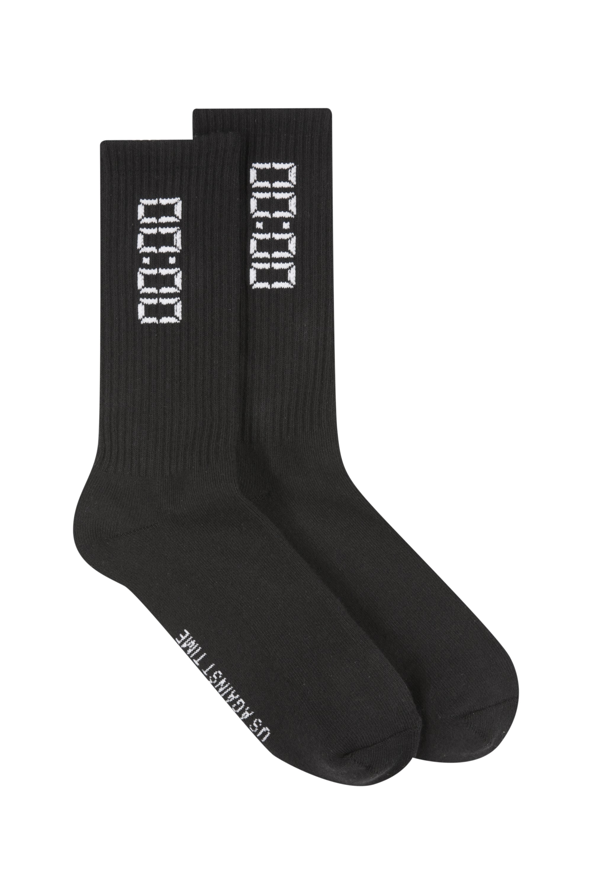 VOUSETI US AGAINST TIME SOCKS - Black