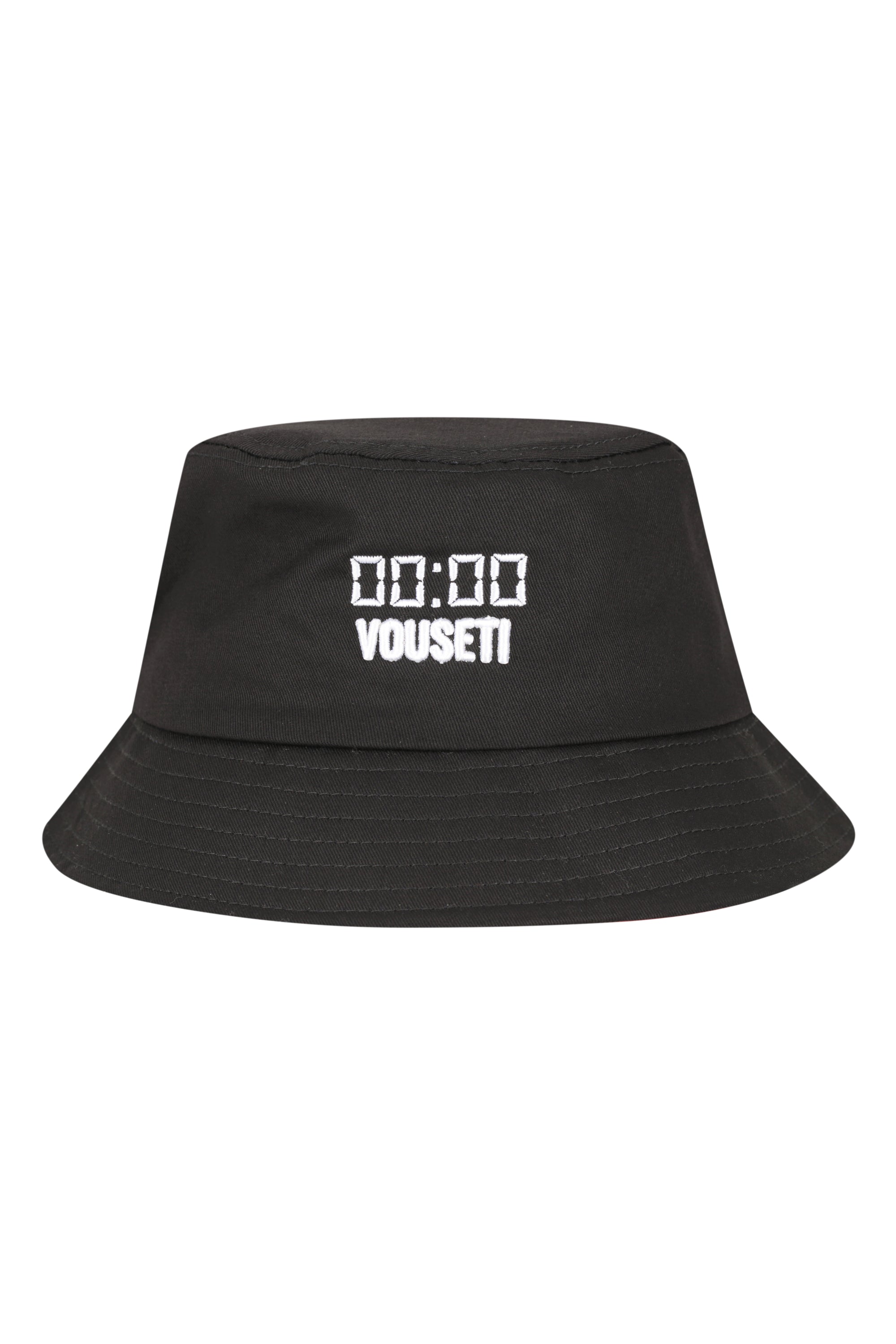 VOUSETI US AGAINST TIME BUCKET HAT - Black