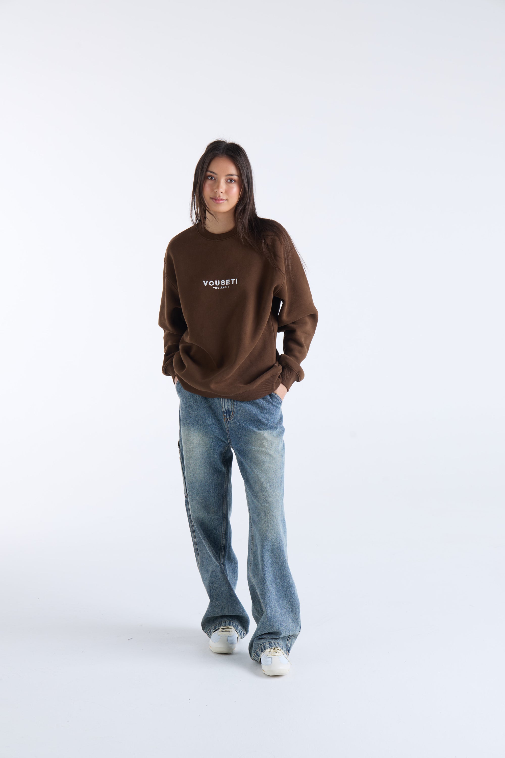 VOUSETI OG SWEATER -  Mocha