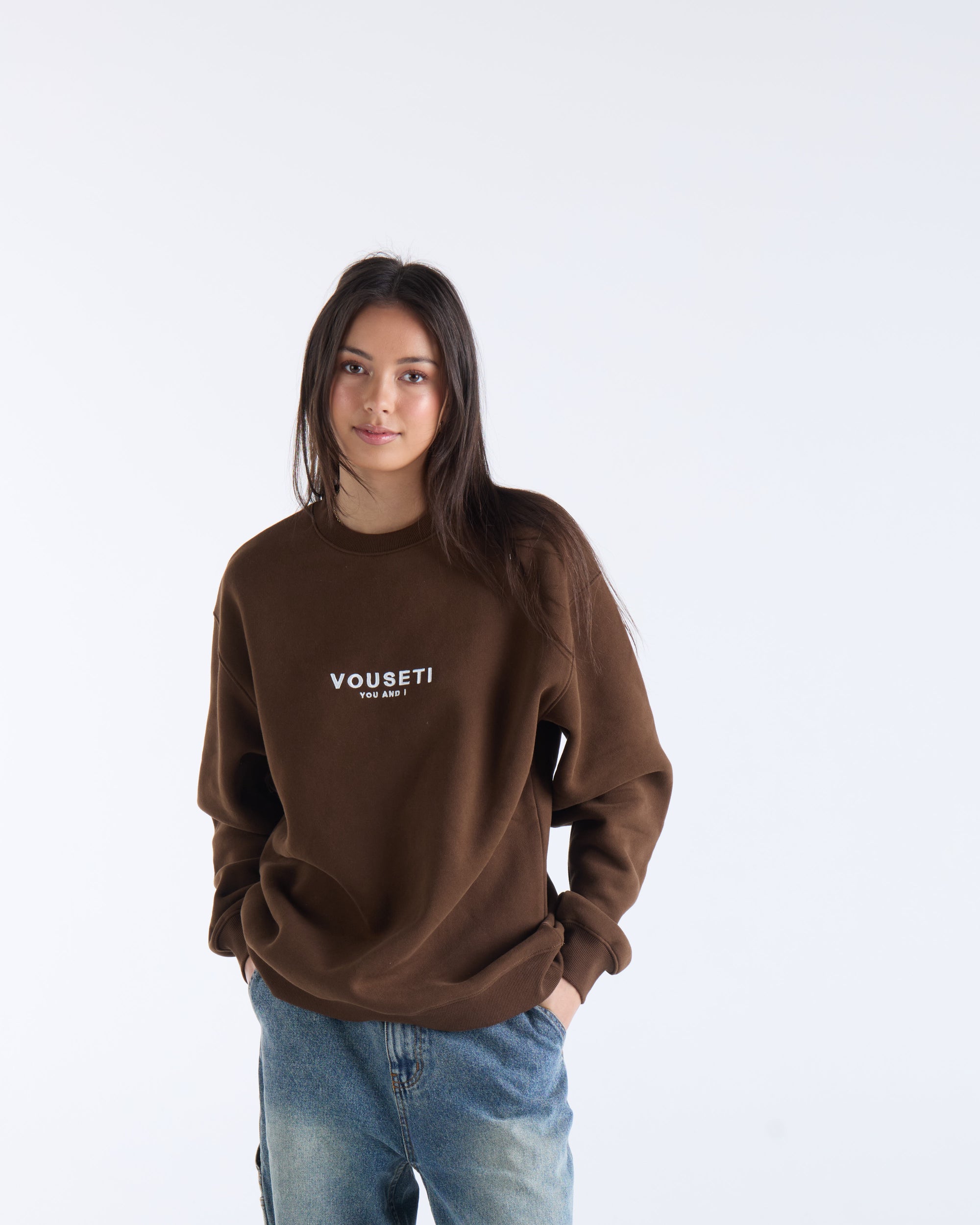 VOUSETI OG SWEATER -  Mocha