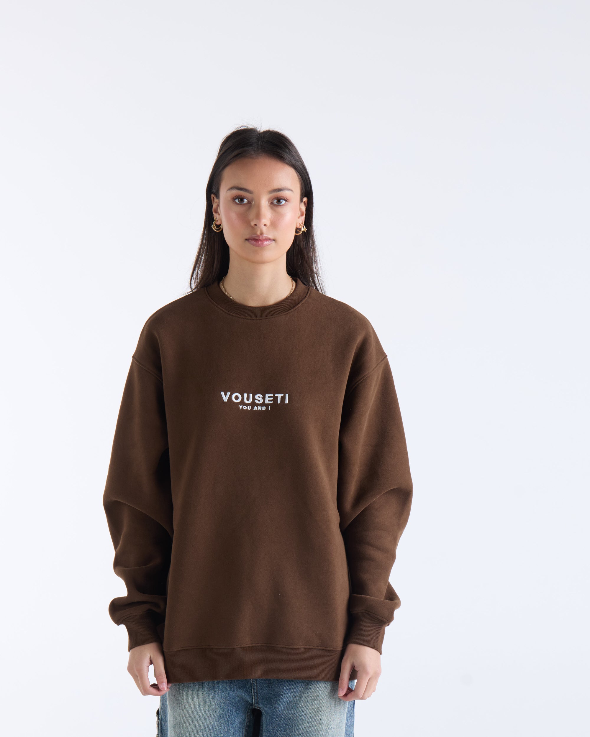 VOUSETI OG SWEATER -  Mocha