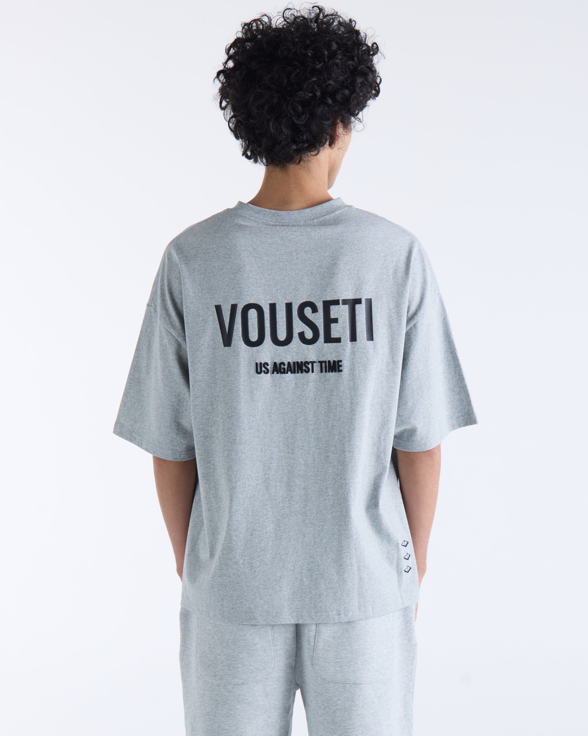 US AGAINST TIME T-SHIRT -  Grey Marl