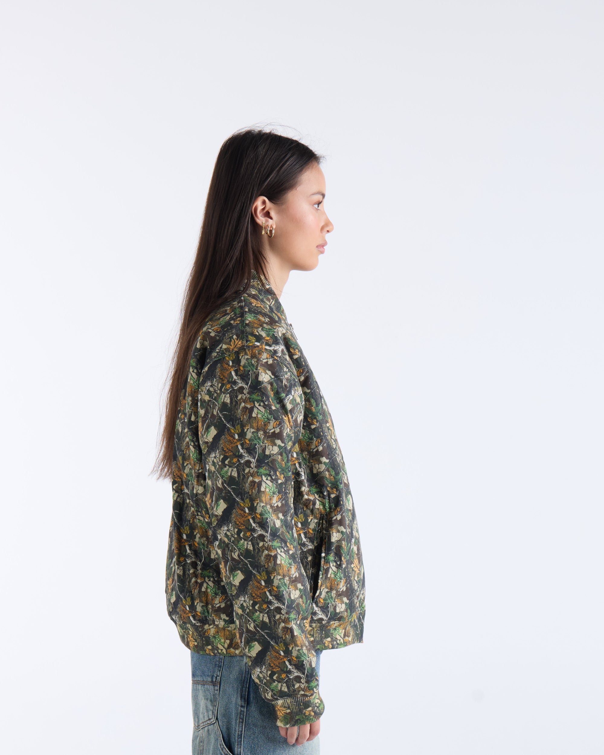 TREE CAMO BOMBER JACKET -  Tree Camo