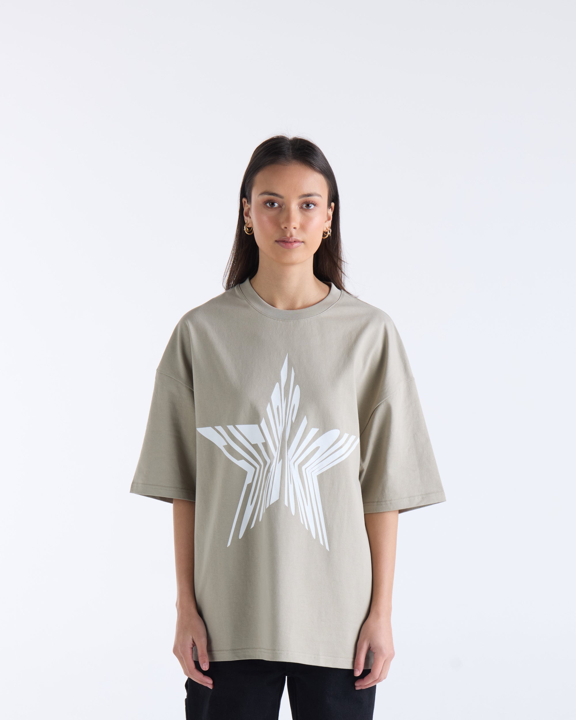 STAR T-SHIRT -  Grey
