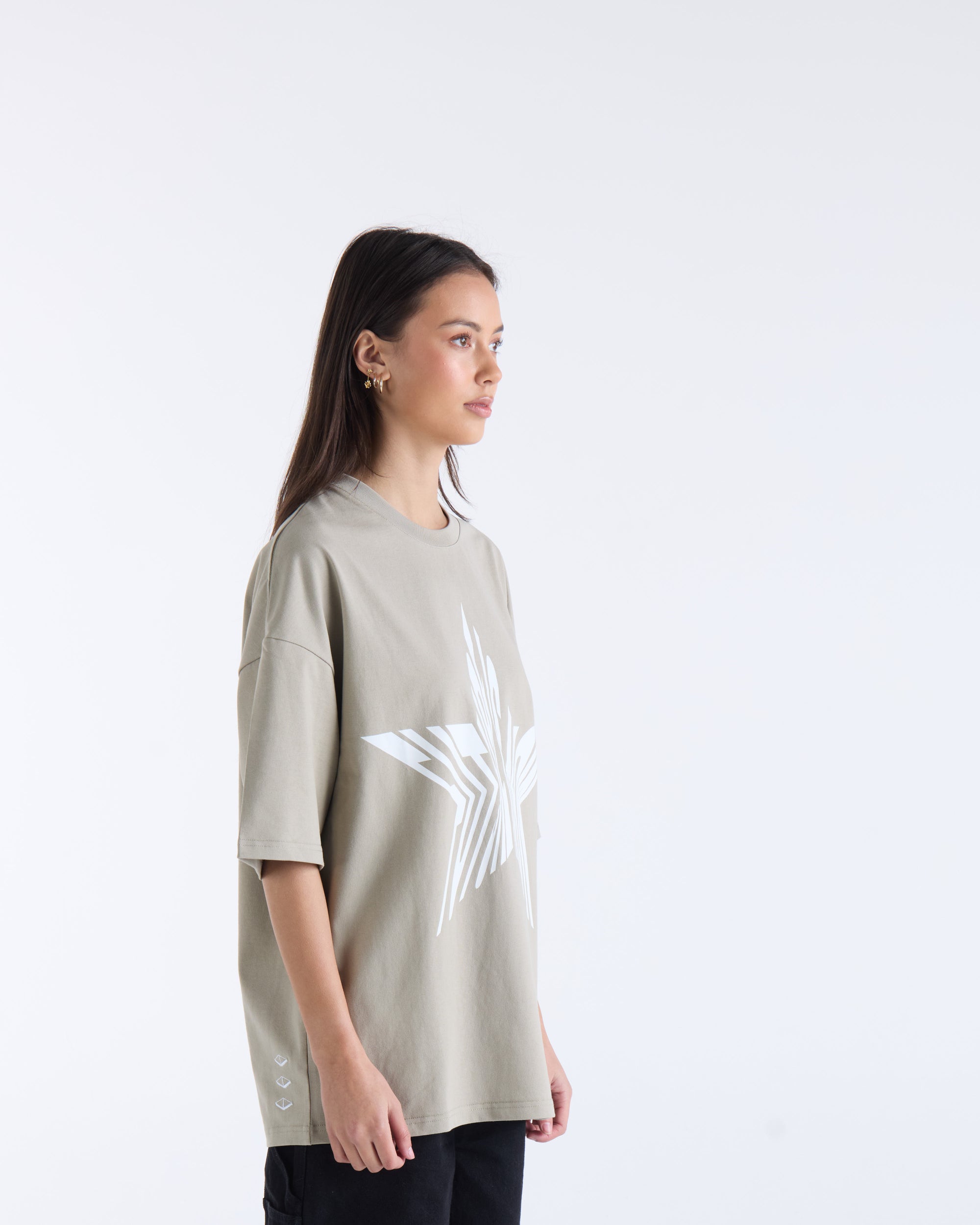 STAR T-SHIRT -  Grey