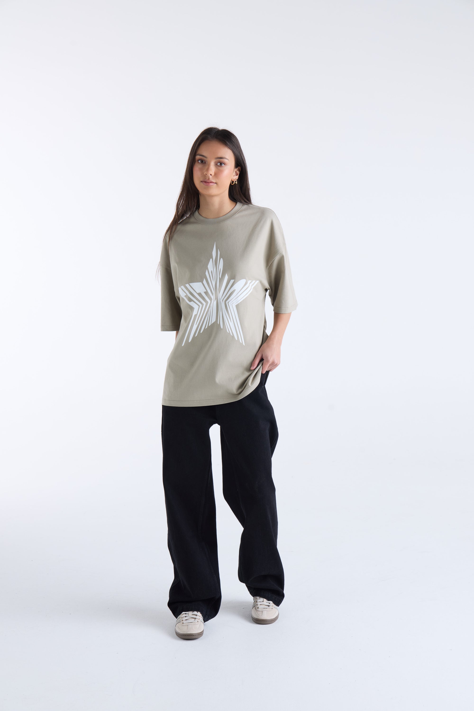 STAR T-SHIRT -  Grey