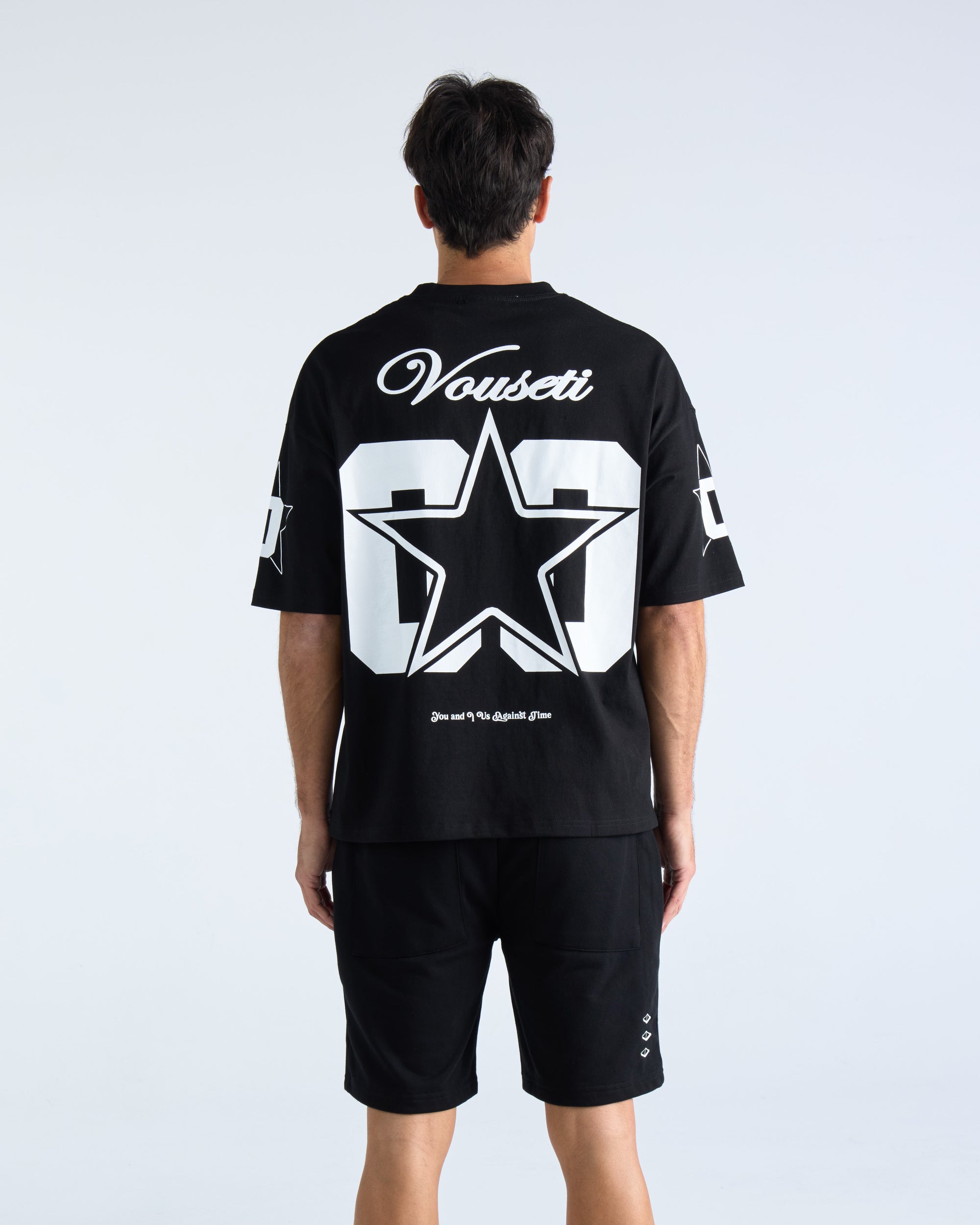 VOUSETI STAR T-SHIRT- BLACK