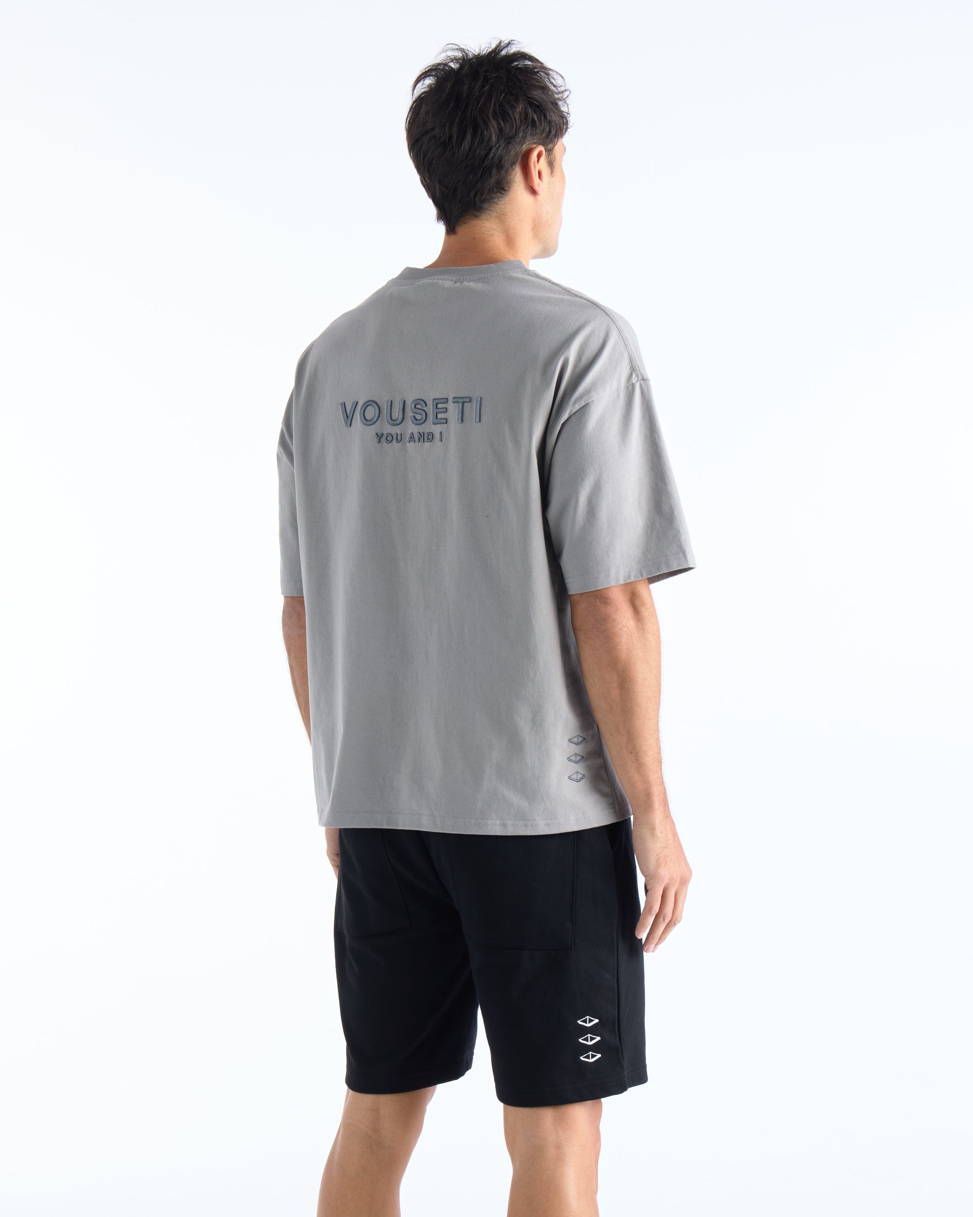 VOUSETI OG TEE- BLUE GREY