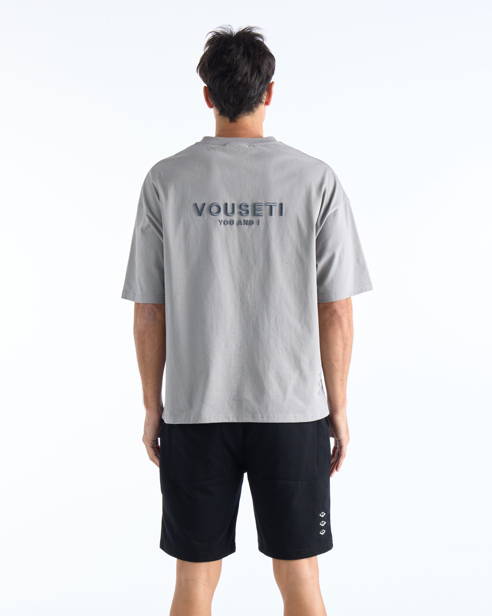 VOUSETI OG TEE- BLUE GREY