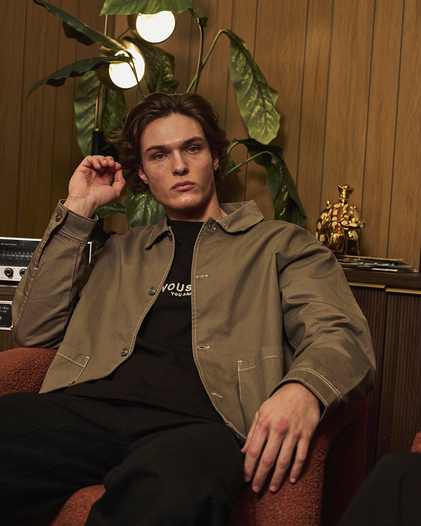 VOUSETI OFF DUTY JACKET -COFFEE