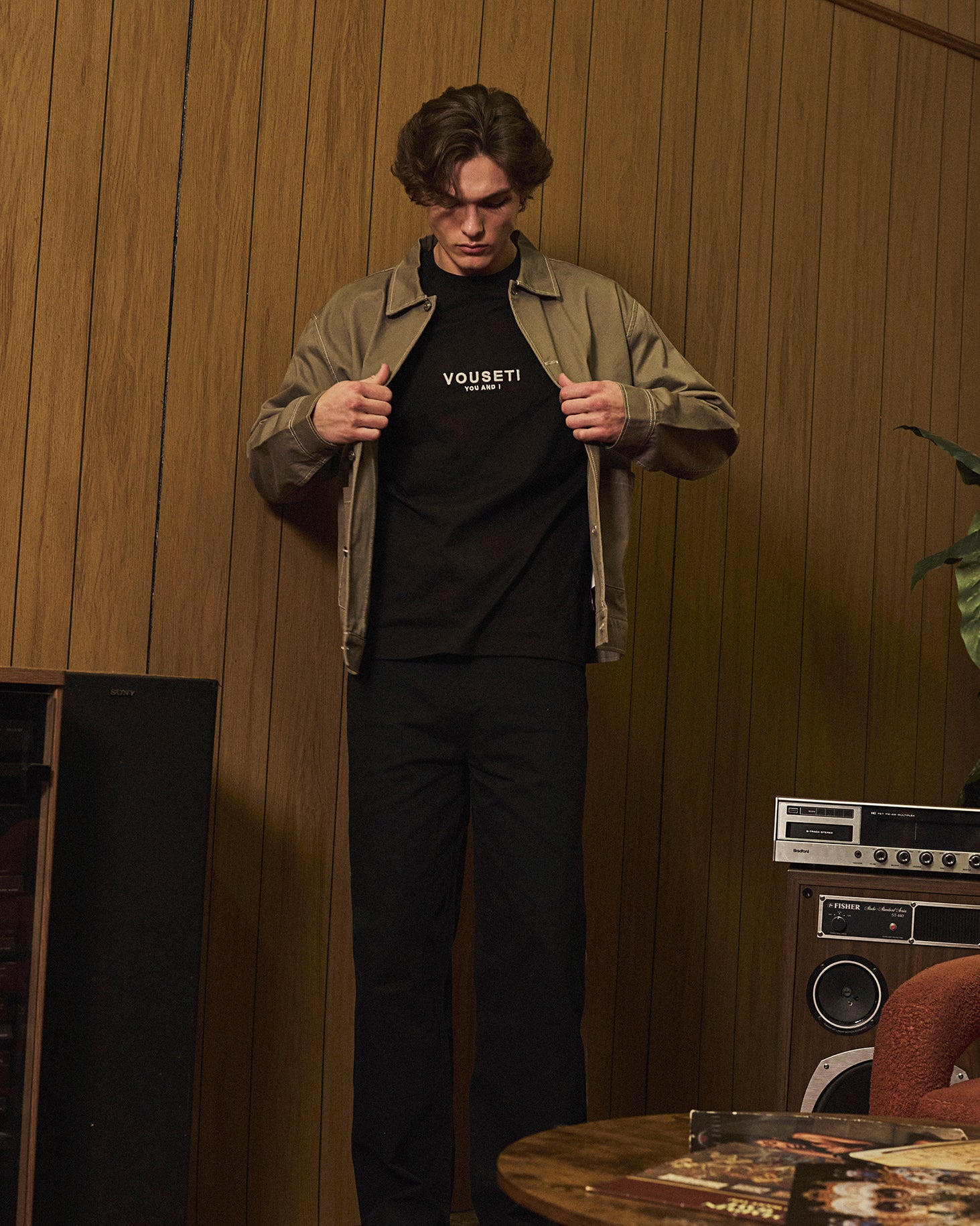 VOUSETI OFF DUTY JACKET -COFFEE