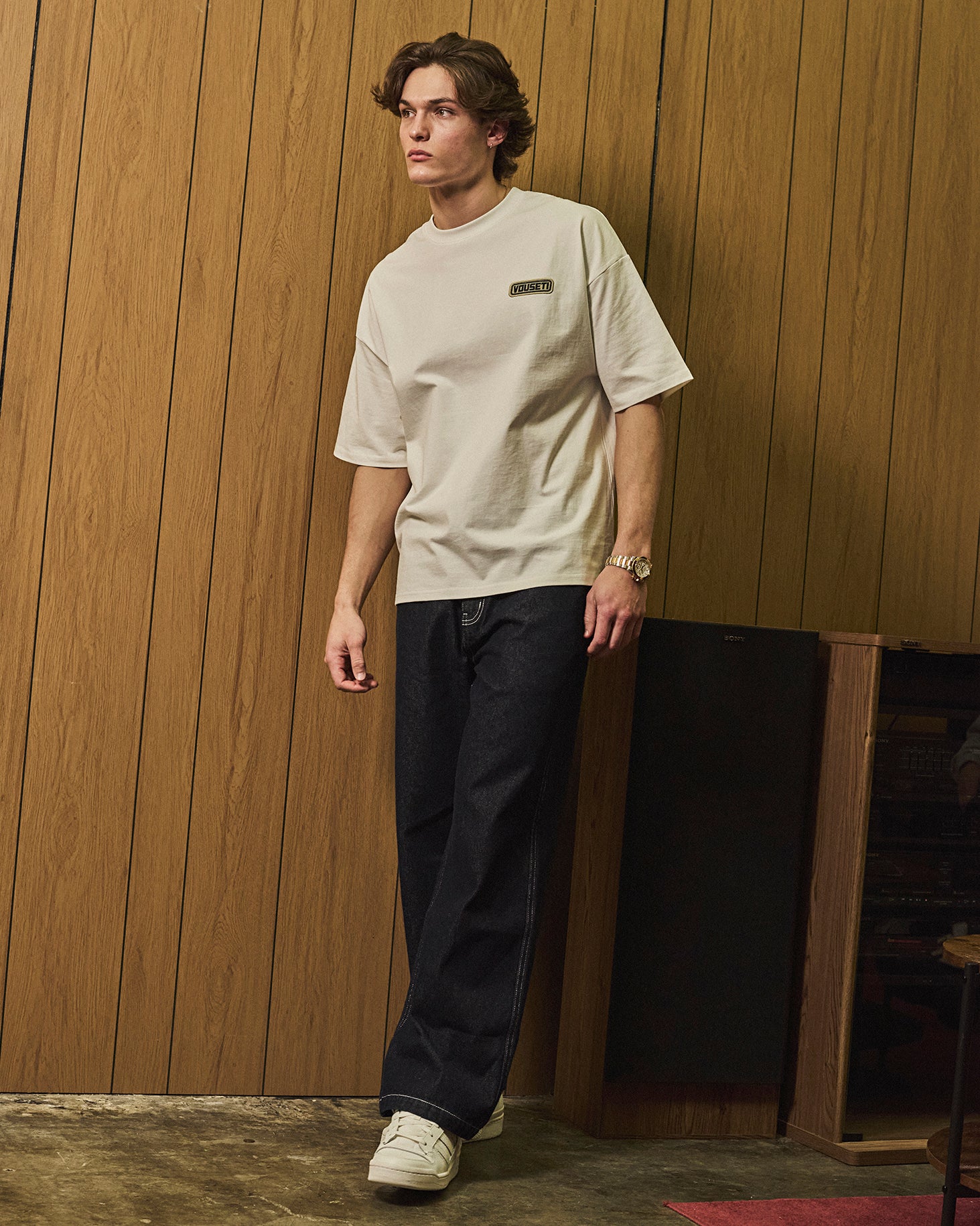 VOUSETI AFTER PRACTICE T-SHIRT -OFF WHITE