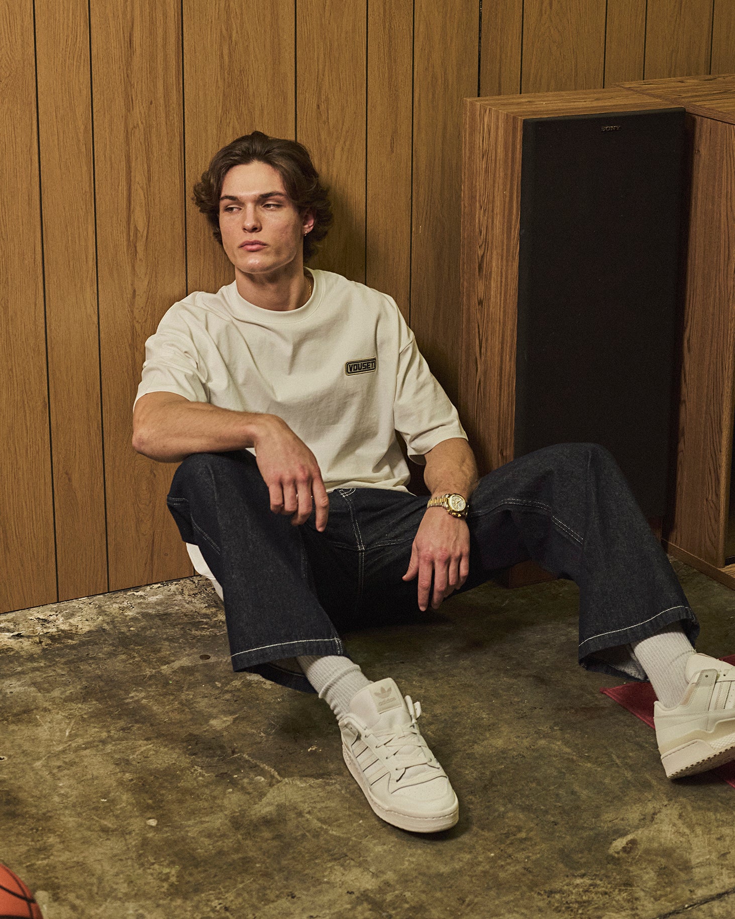 VOUSETI AFTER PRACTICE T-SHIRT -OFF WHITE