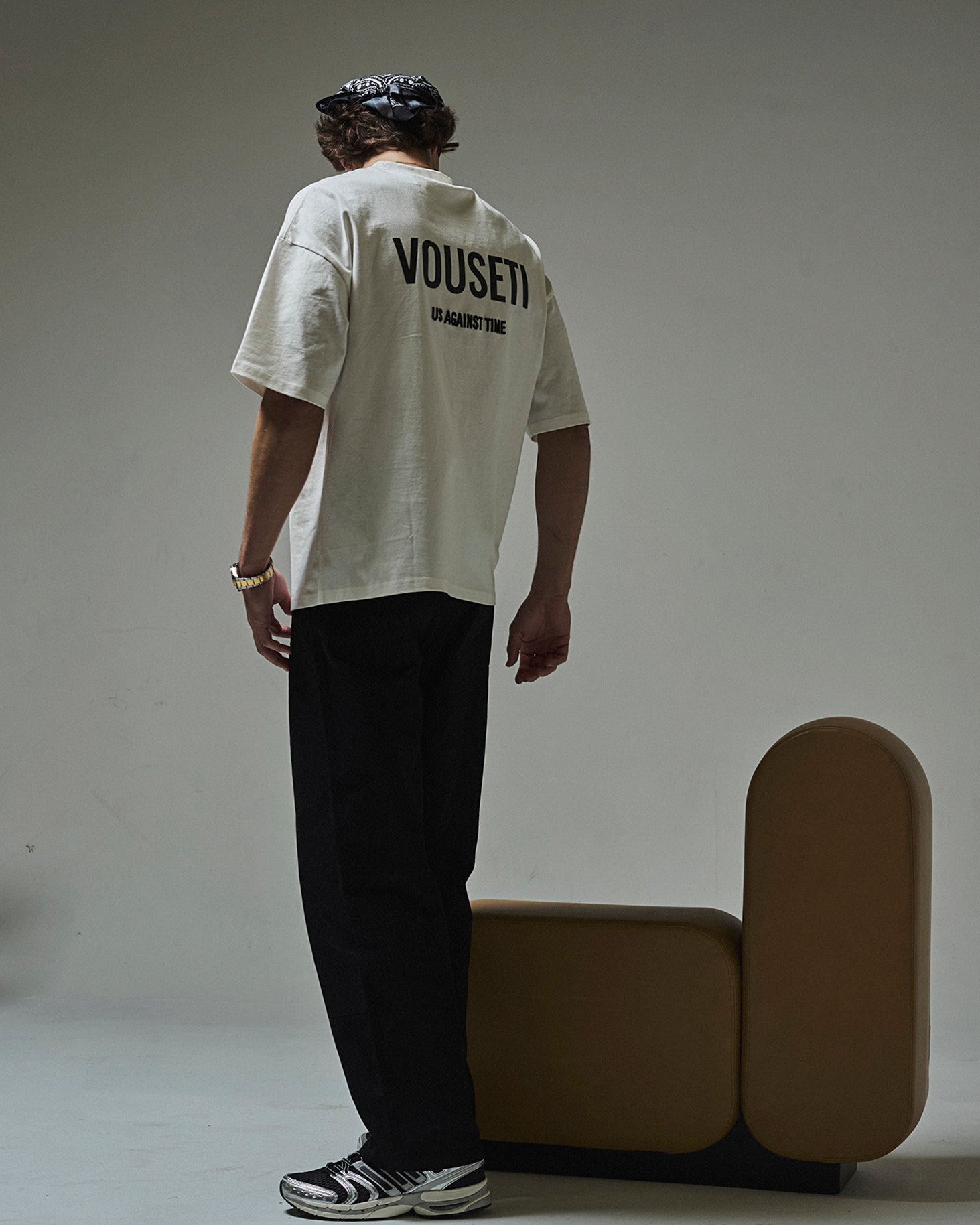 US AGAINST TIME T-SHIRT -OFF WHITE