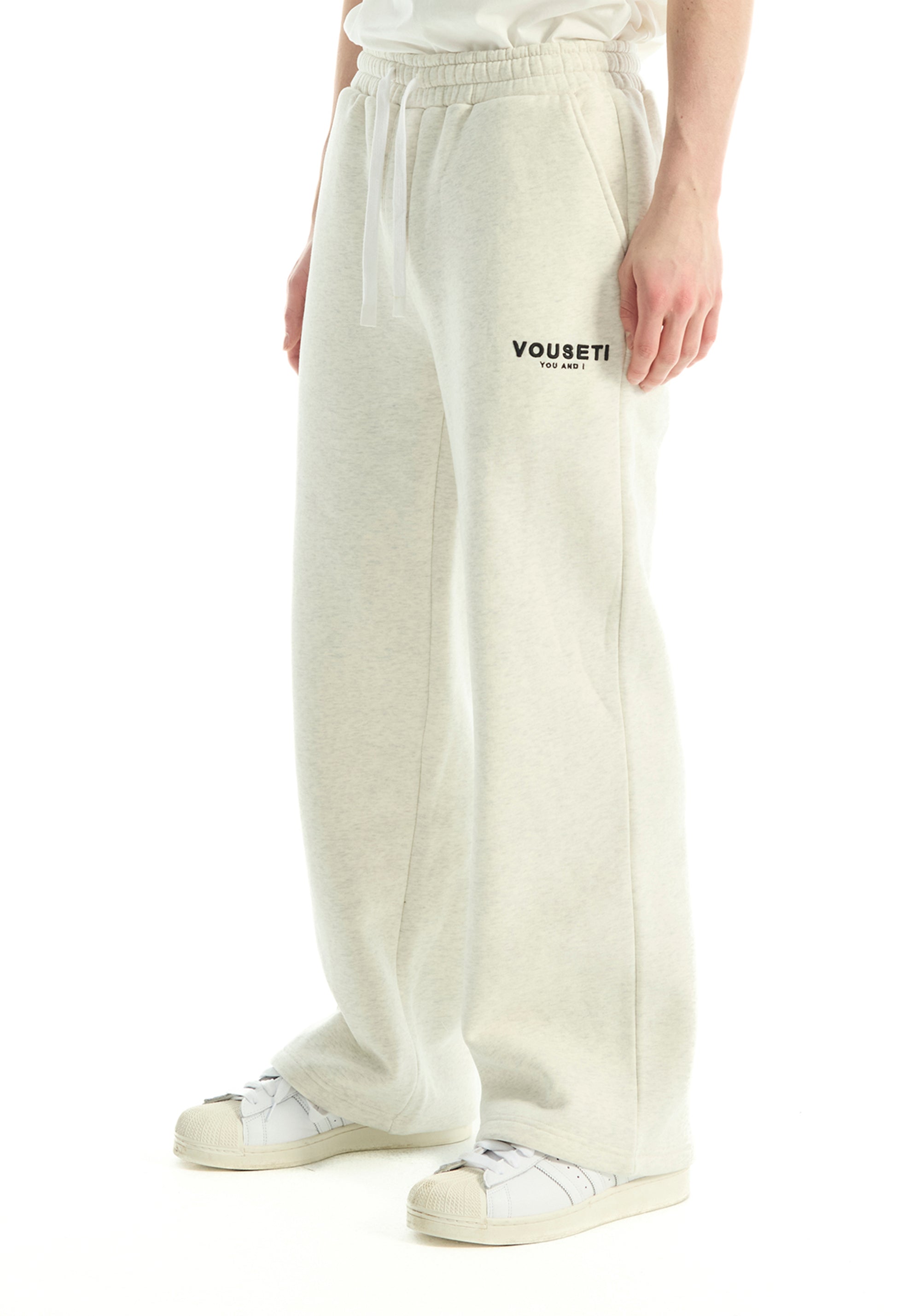 THE OG TRACKPANT-WHITE MARL