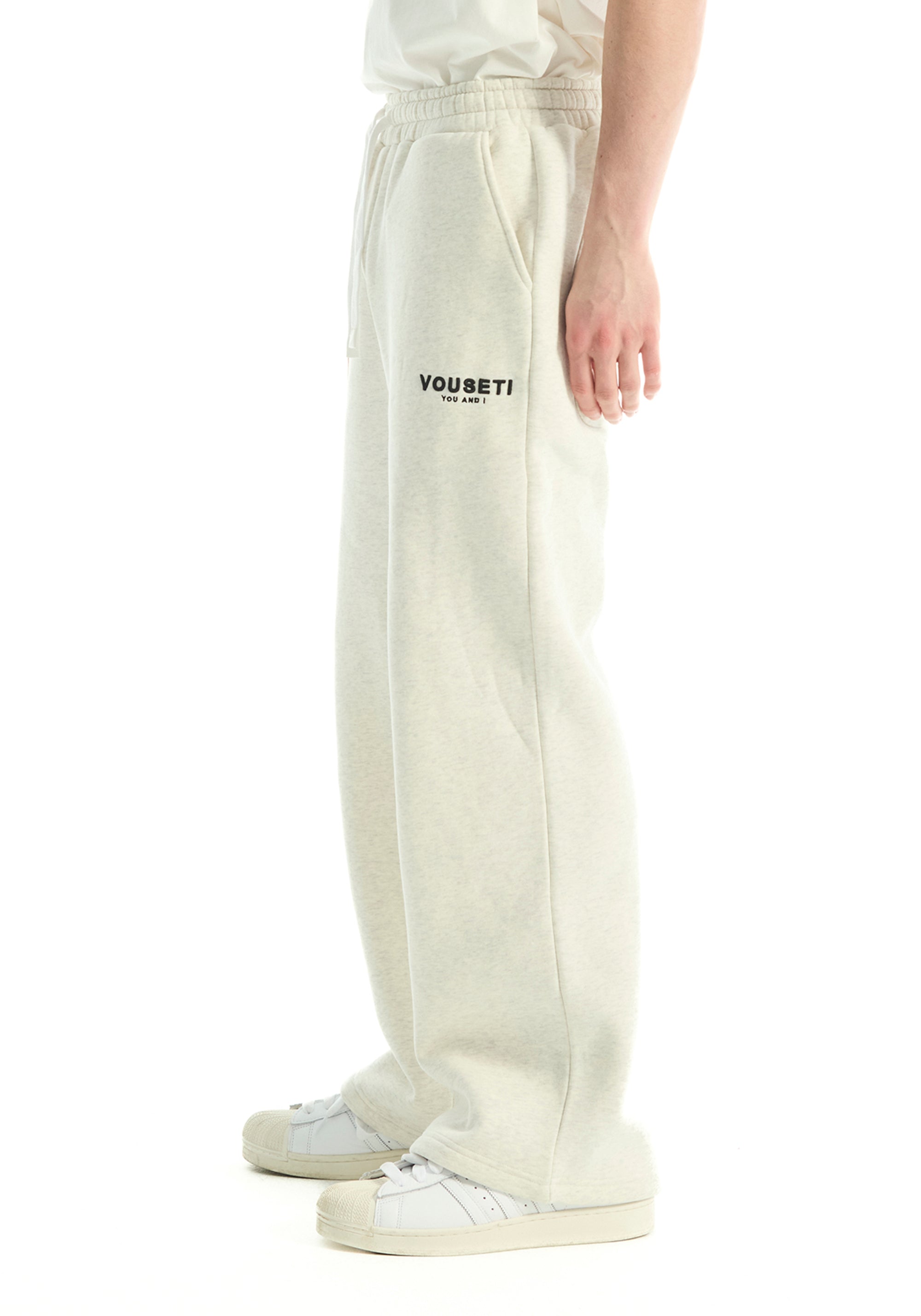 THE OG TRACKPANT-WHITE MARL