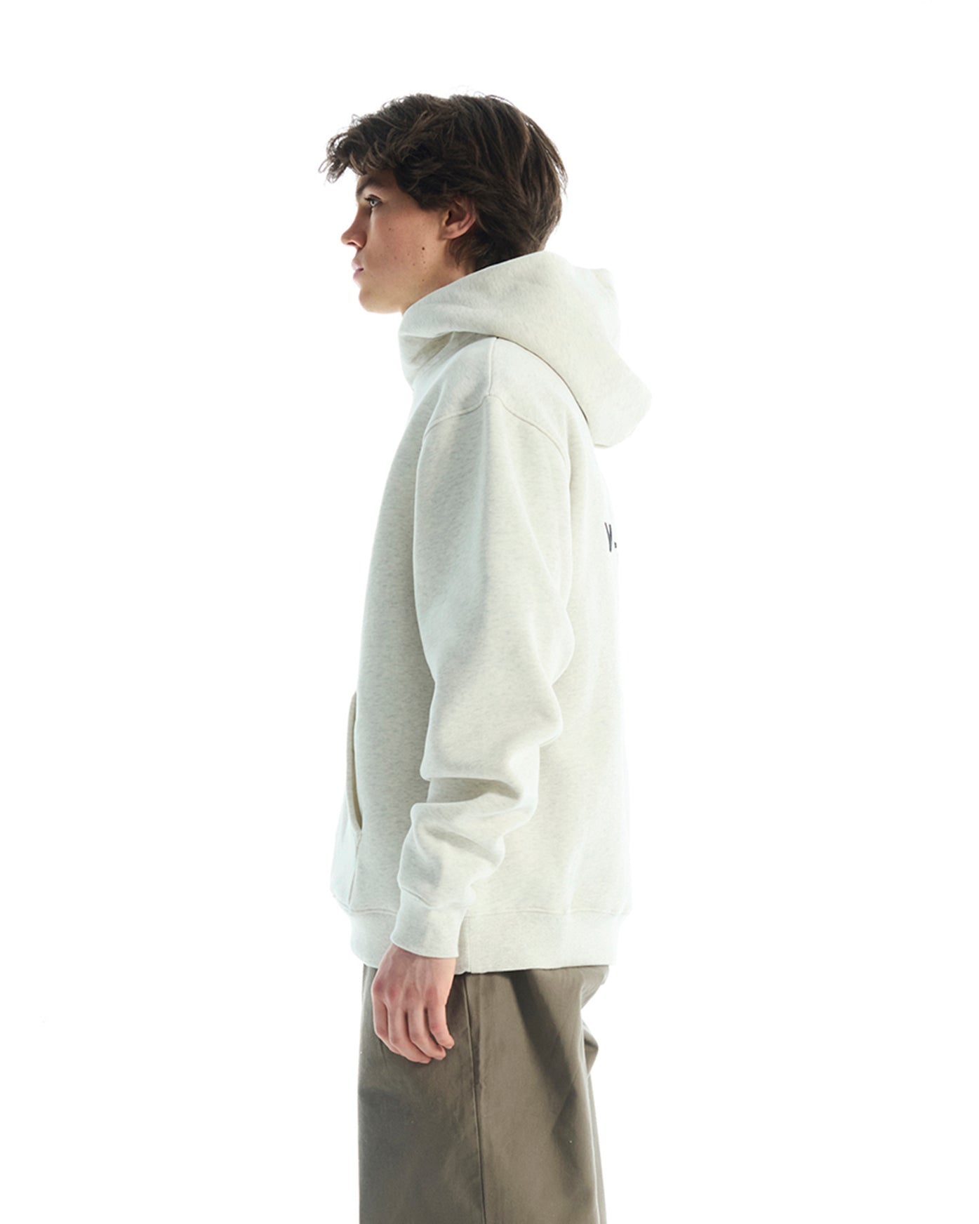 THE OG HOOD-WHITE MARL