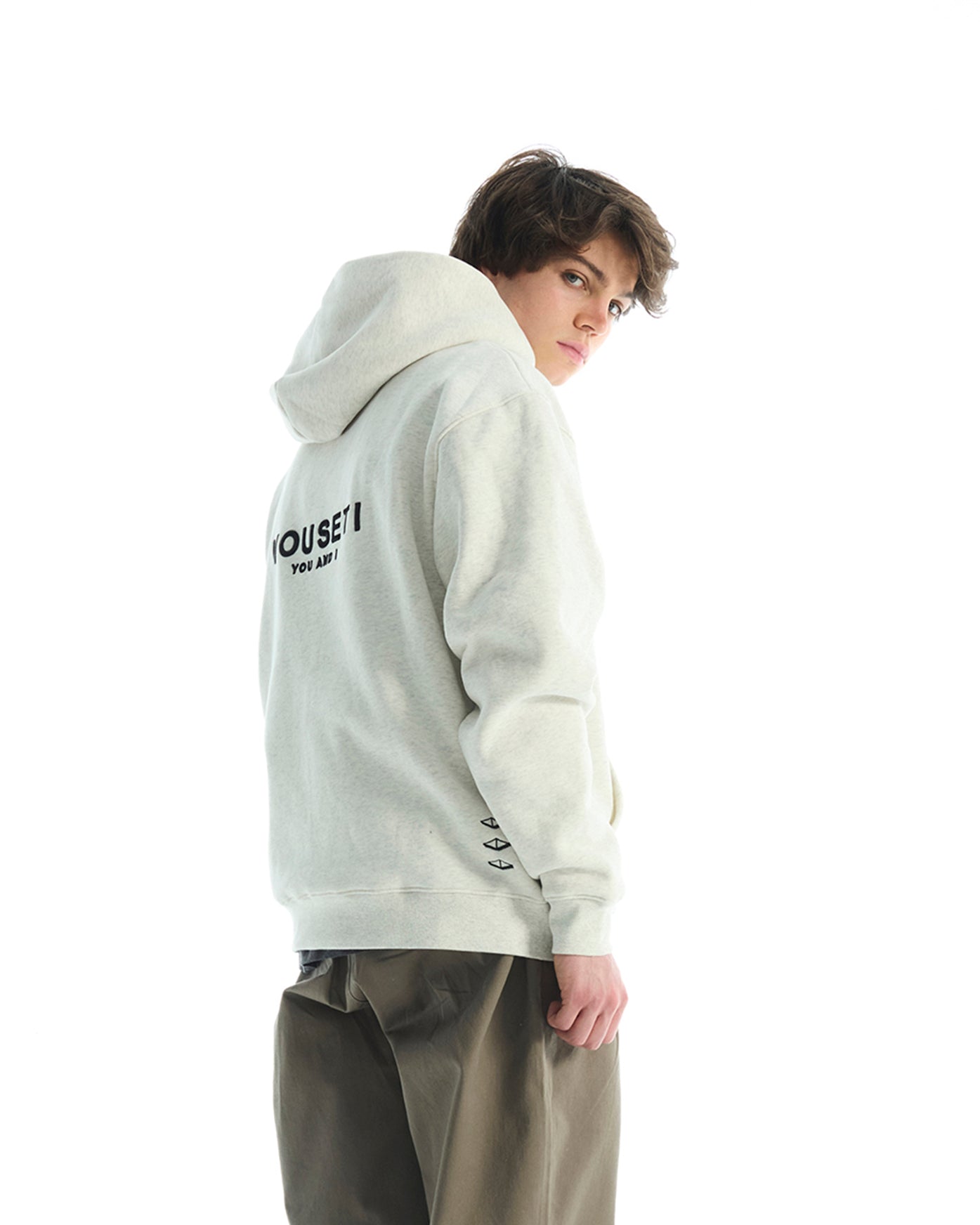 THE OG HOOD-WHITE MARL