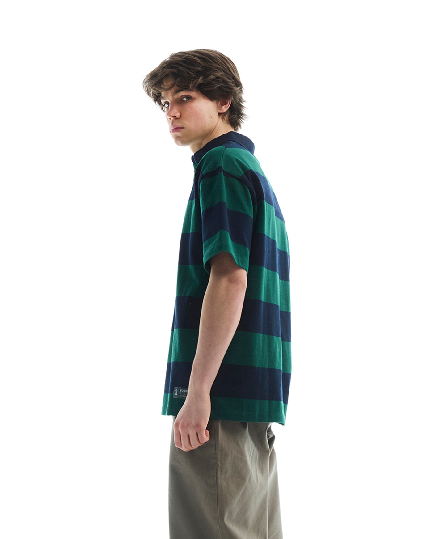 VOUSETI SS POST GAME POLO-NAVY TEAL