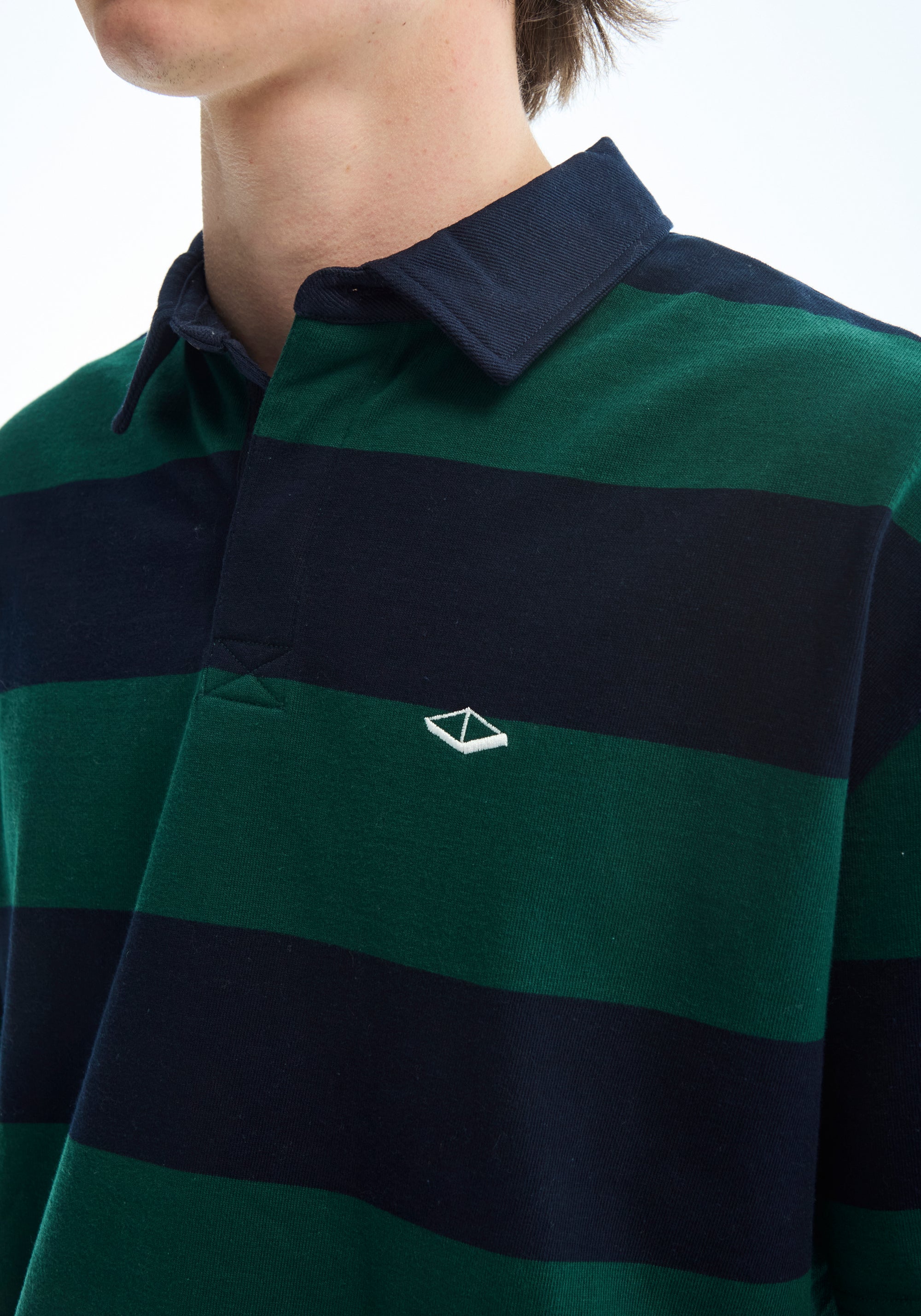 VOUSETI SS POST GAME POLO-NAVY TEAL