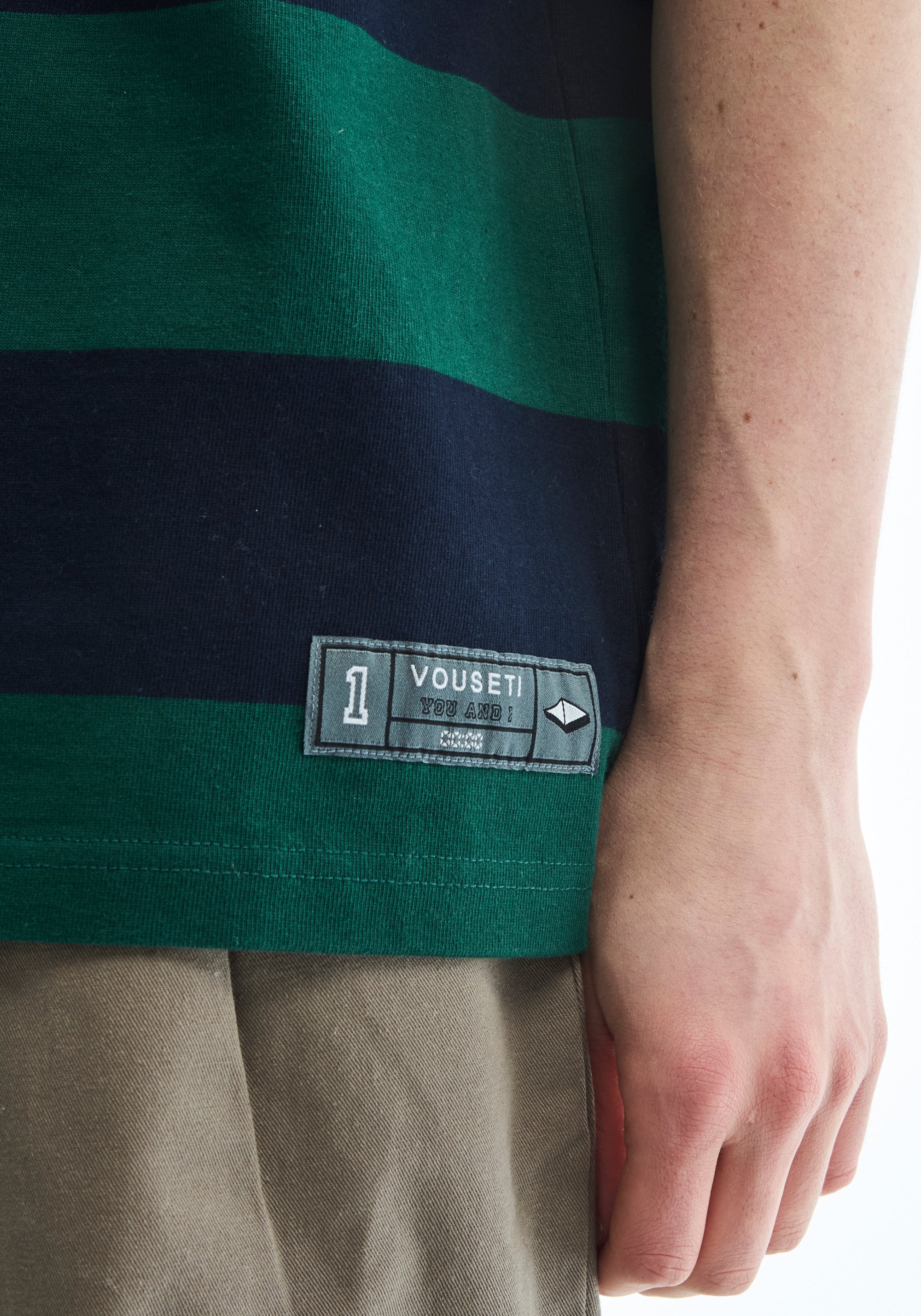 VOUSETI SS POST GAME POLO-NAVY TEAL