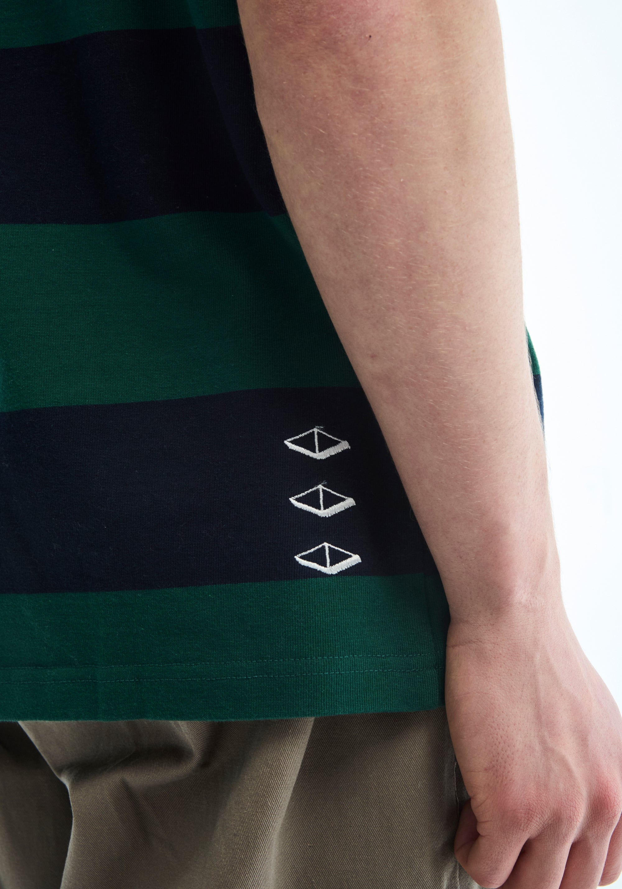 VOUSETI SS POST GAME POLO-NAVY TEAL