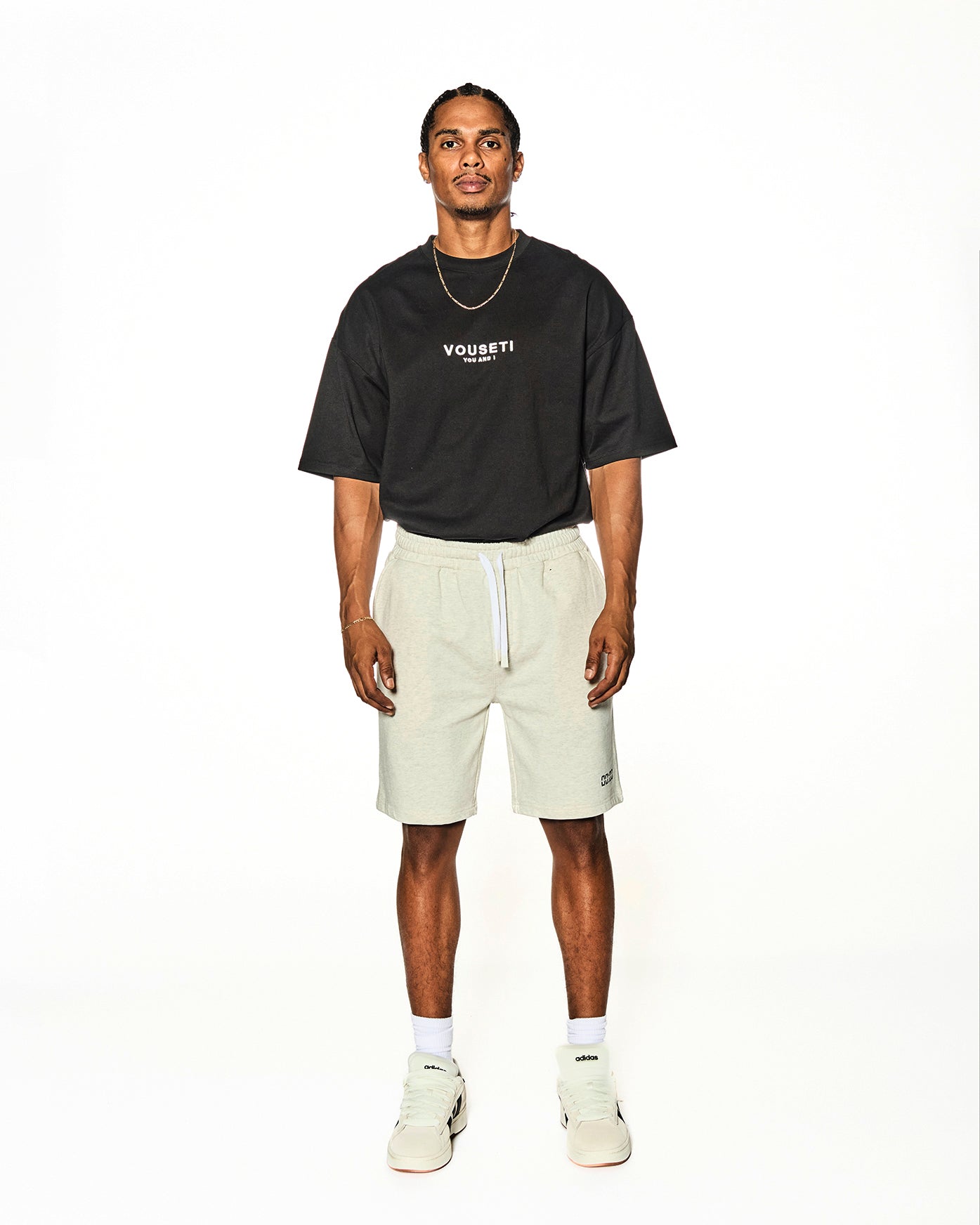 THE 00:00 ESSENTIALS SHORT - White Marl