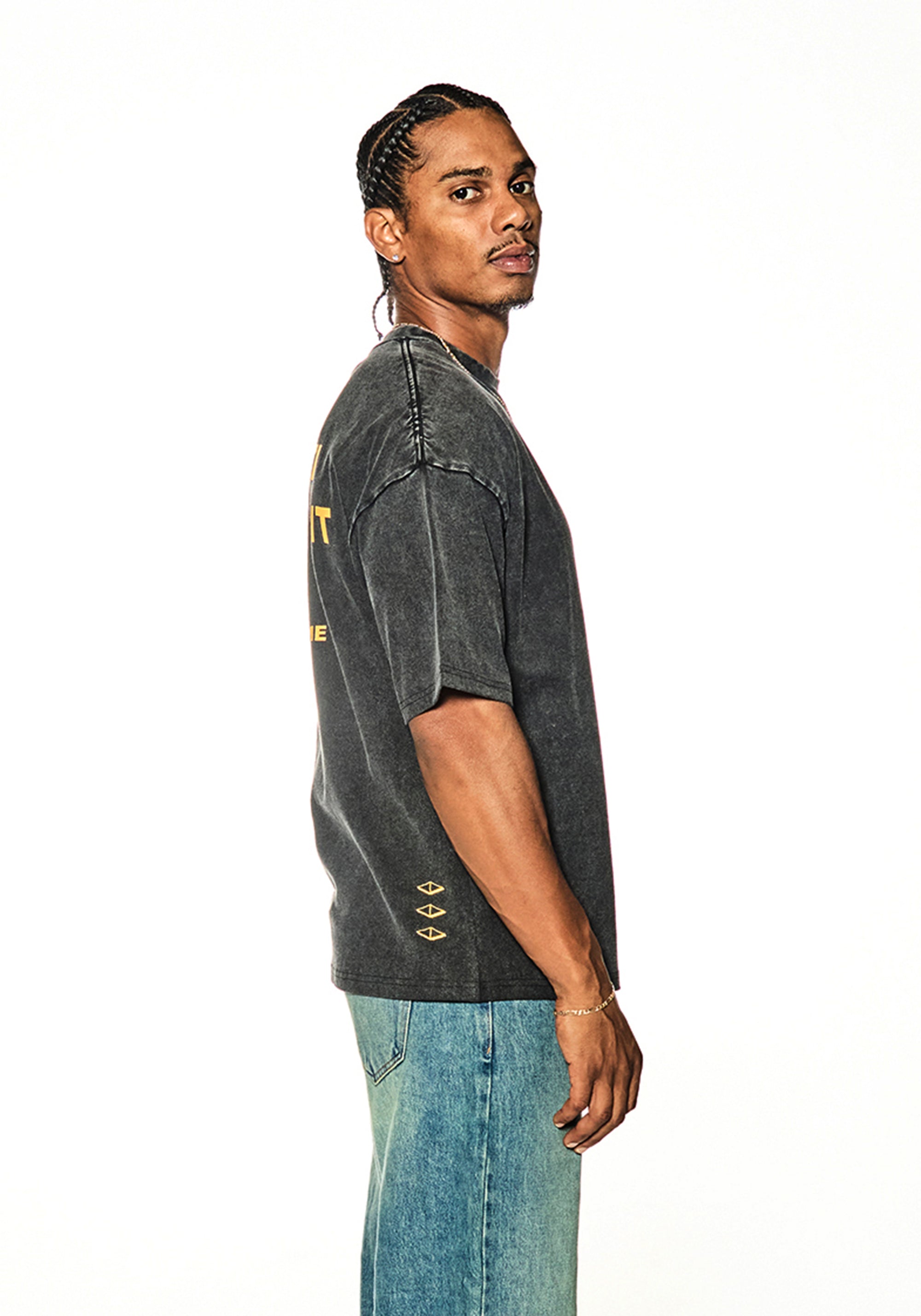 VOUSETI DEPARTMENT T-SHIRT - Vintage Black