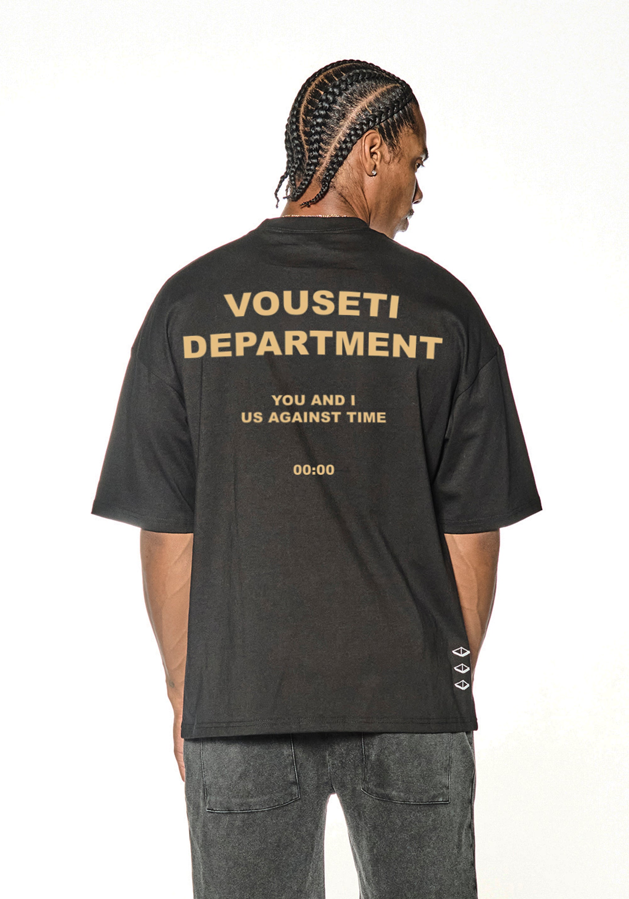 VOUSETI DEPARTMENT T-SHIRT - Black
