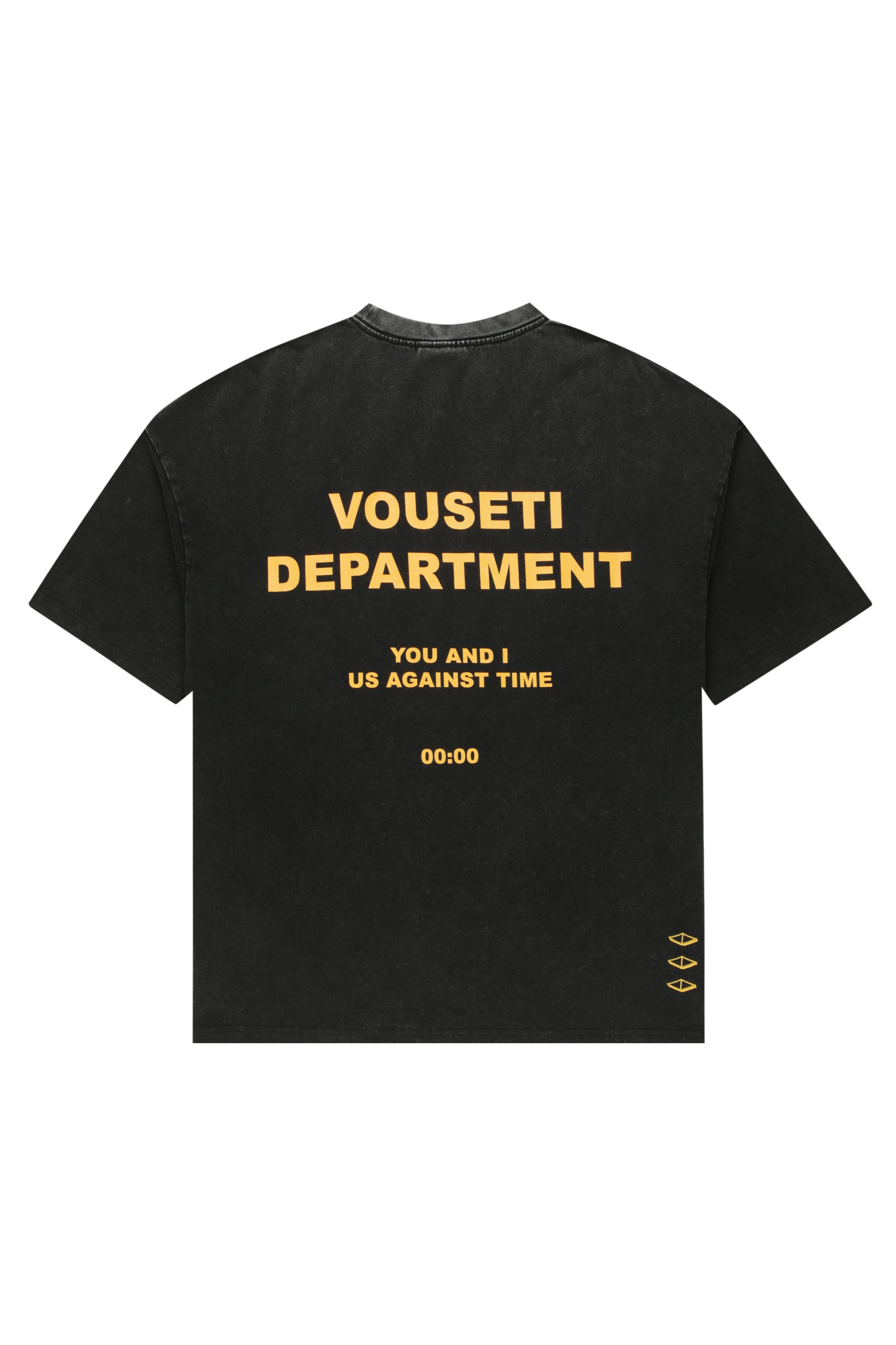 VOUSETI DEPARTMENT T-SHIRT - Vintage Black